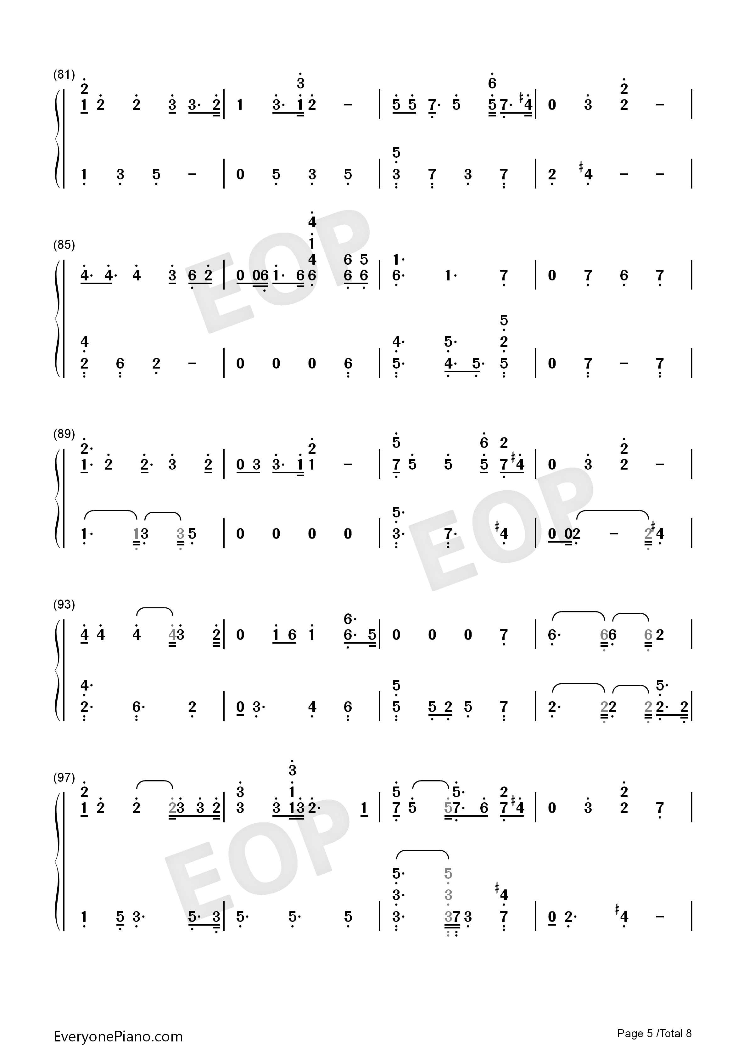 Undecided钢琴简谱_Chris_Brown演唱