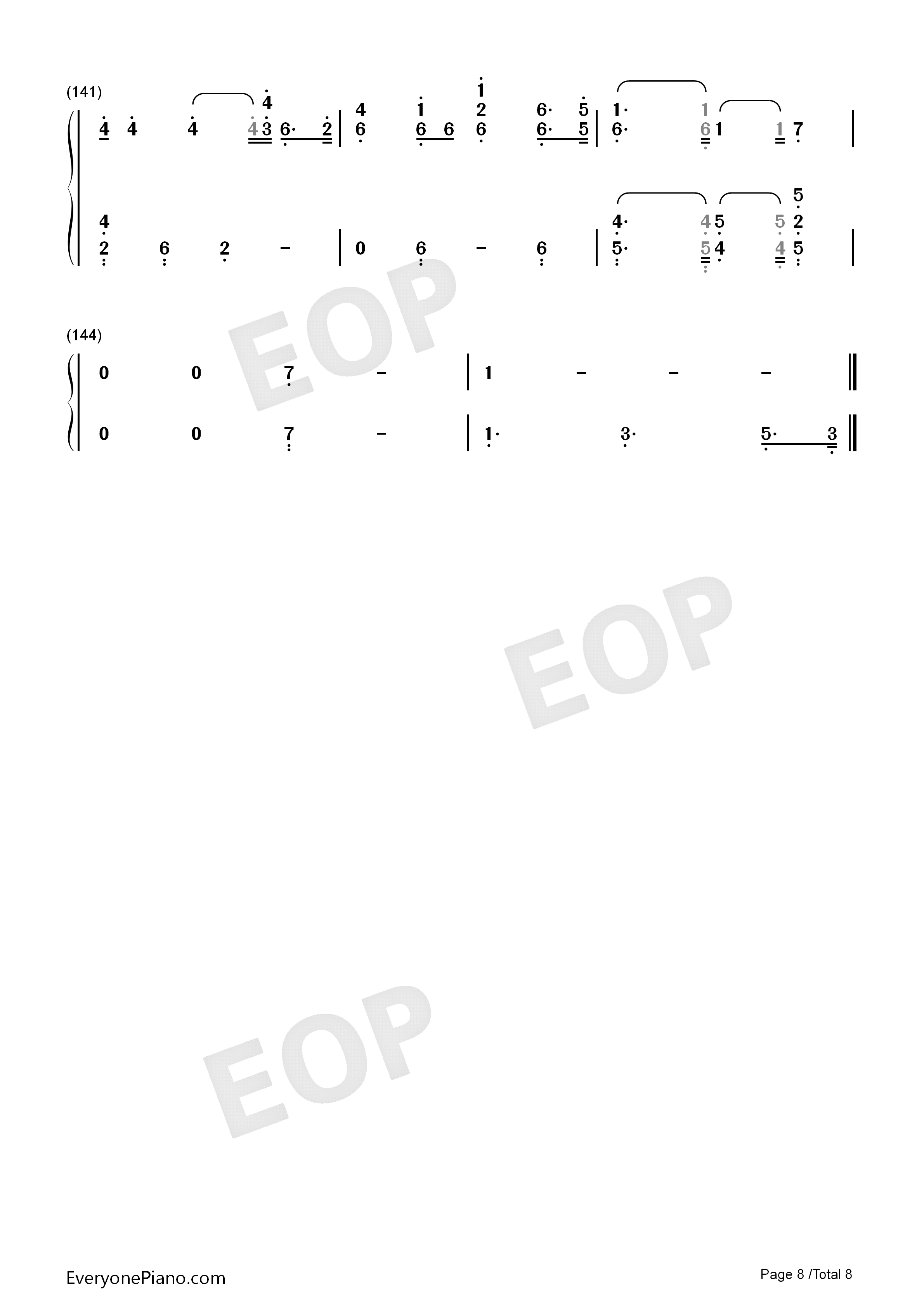 Undecided钢琴简谱_Chris_Brown演唱