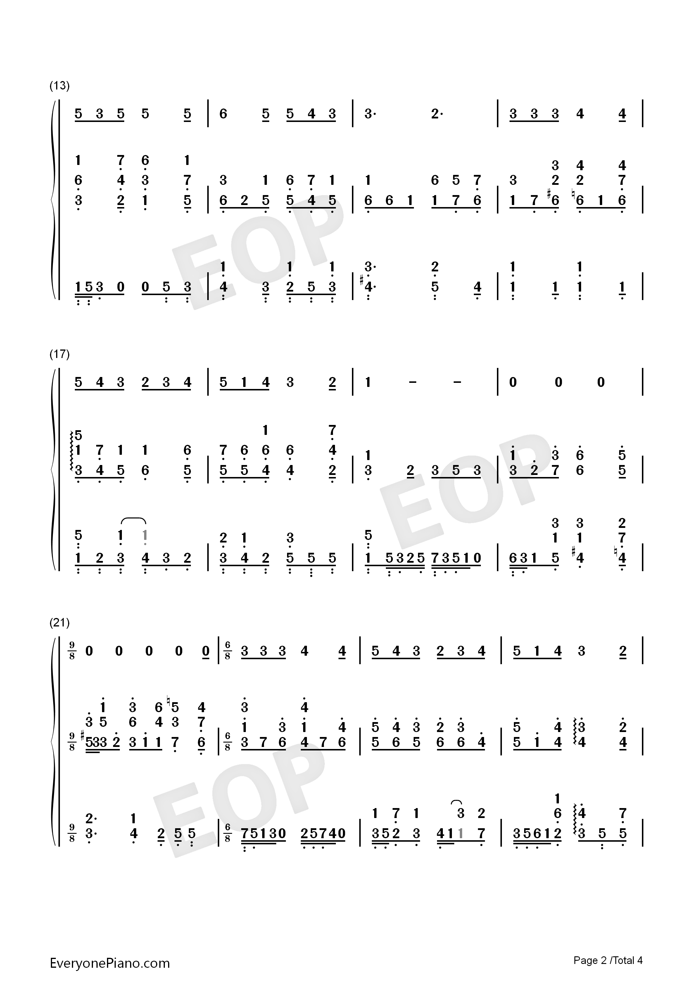 Drink_to_Me_Only_with_Thine_Eyes钢琴简谱_Ben_Jonson演唱