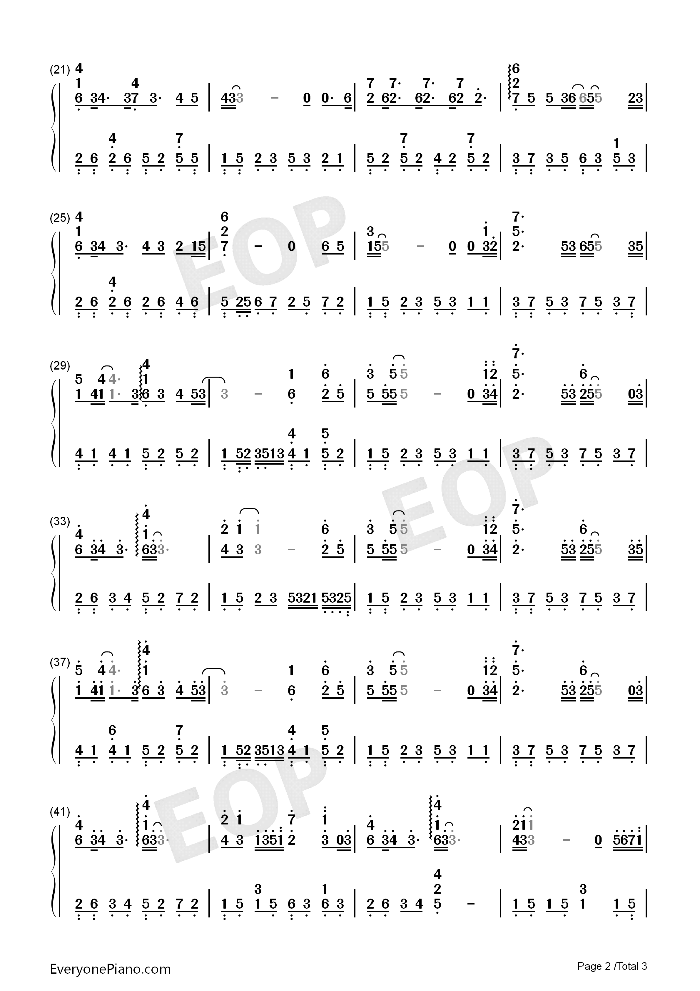 想你钢琴简谱_张敬轩演唱