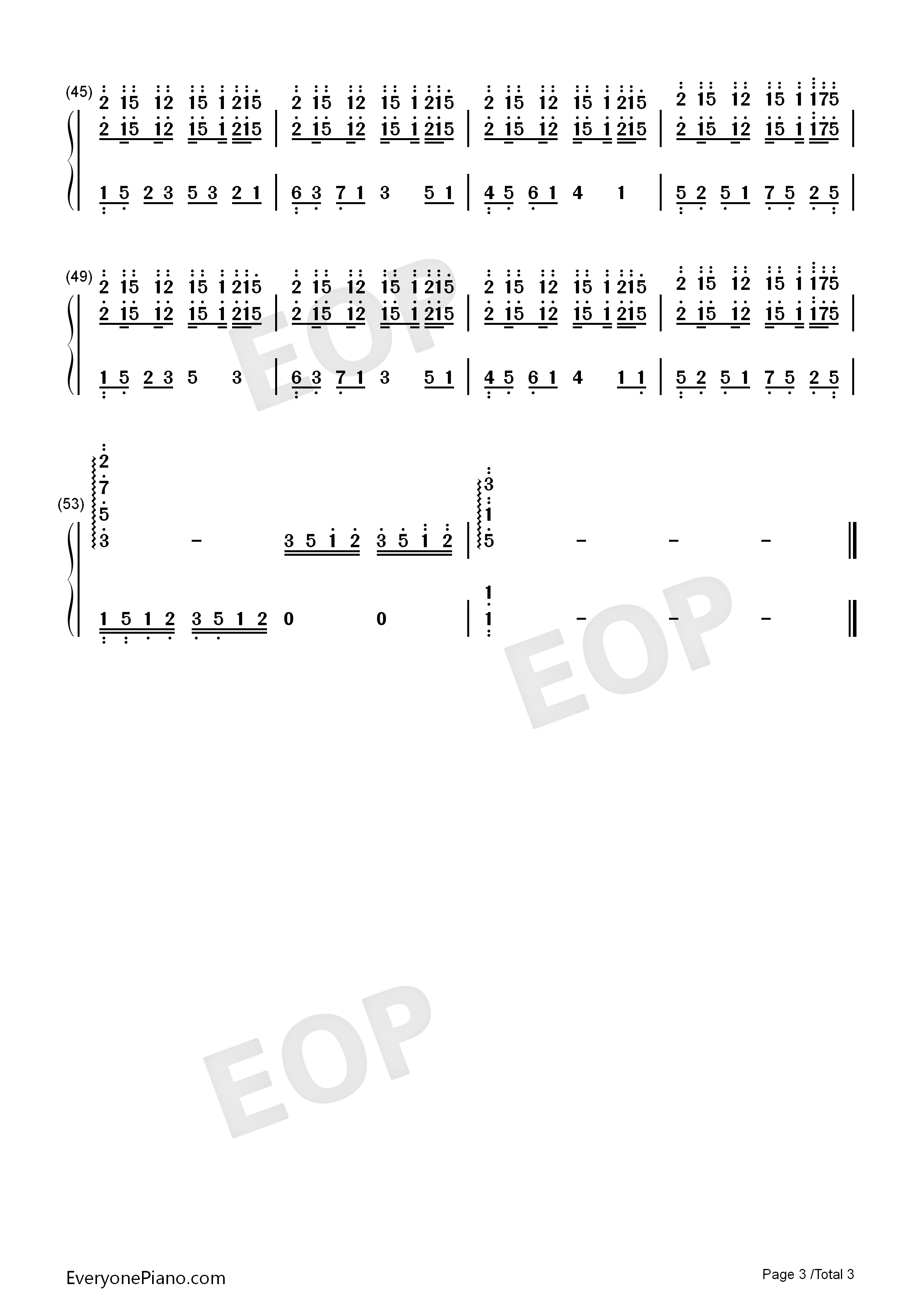 想你钢琴简谱_张敬轩演唱
