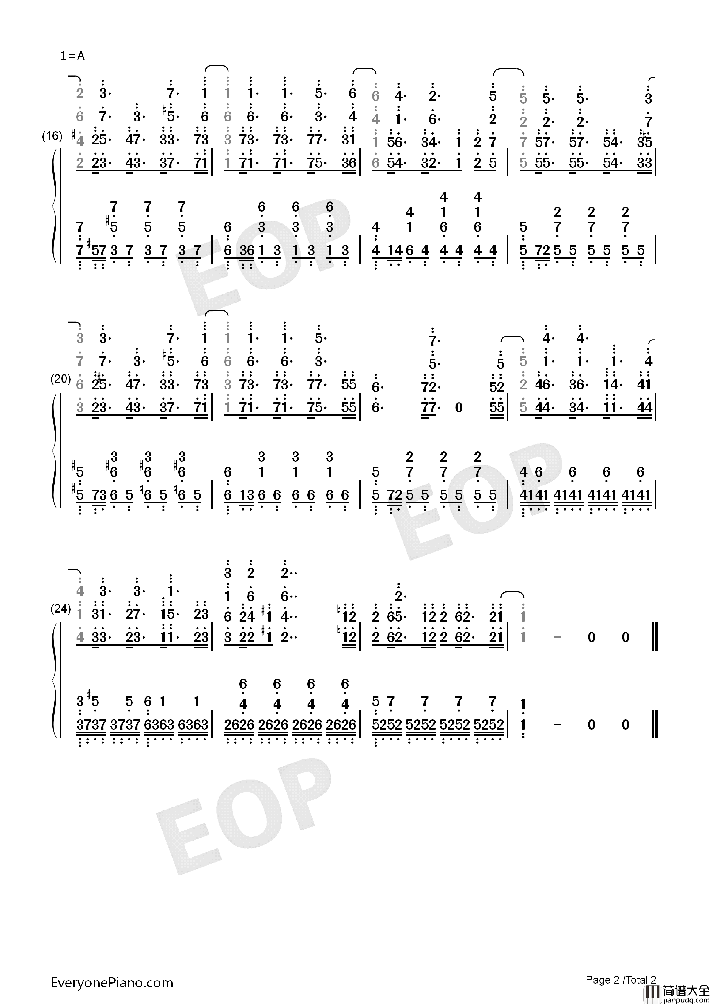 Name_of_Love钢琴简谱_Cinema_Staff演唱