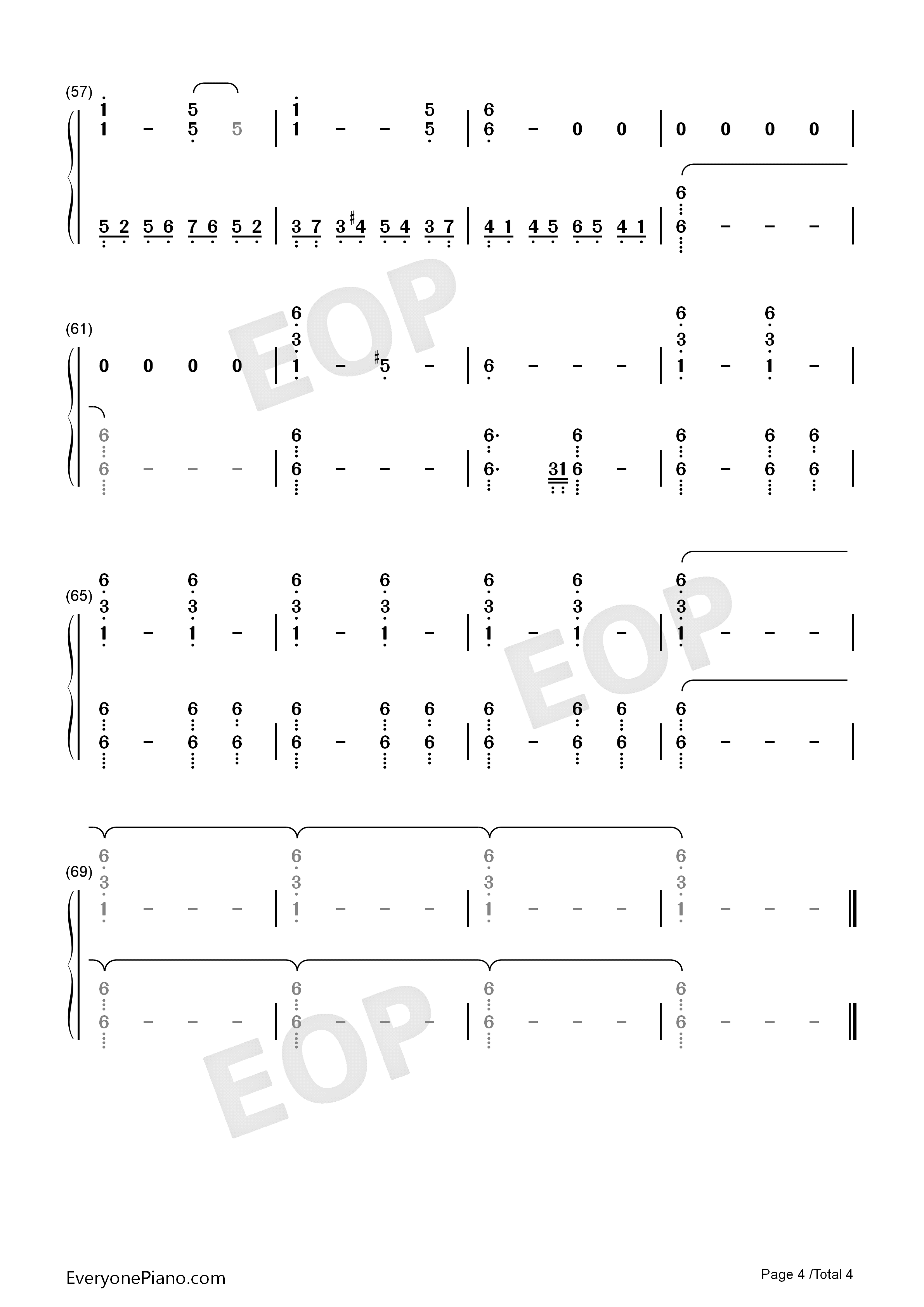 Days_Gone主题曲钢琴简谱_Nathan_Whitehead演唱