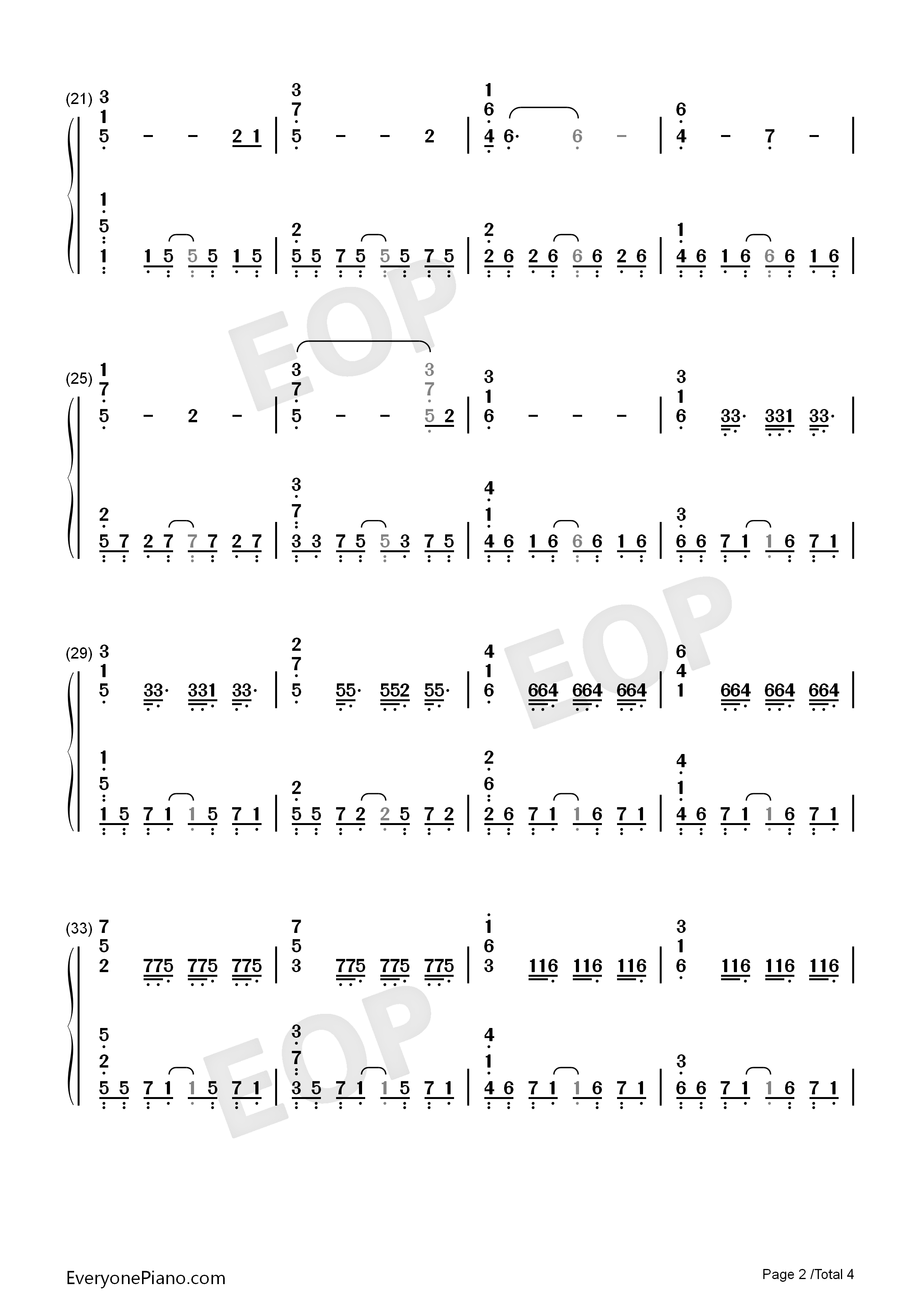 Days_Gone主题曲钢琴简谱_Nathan_Whitehead演唱