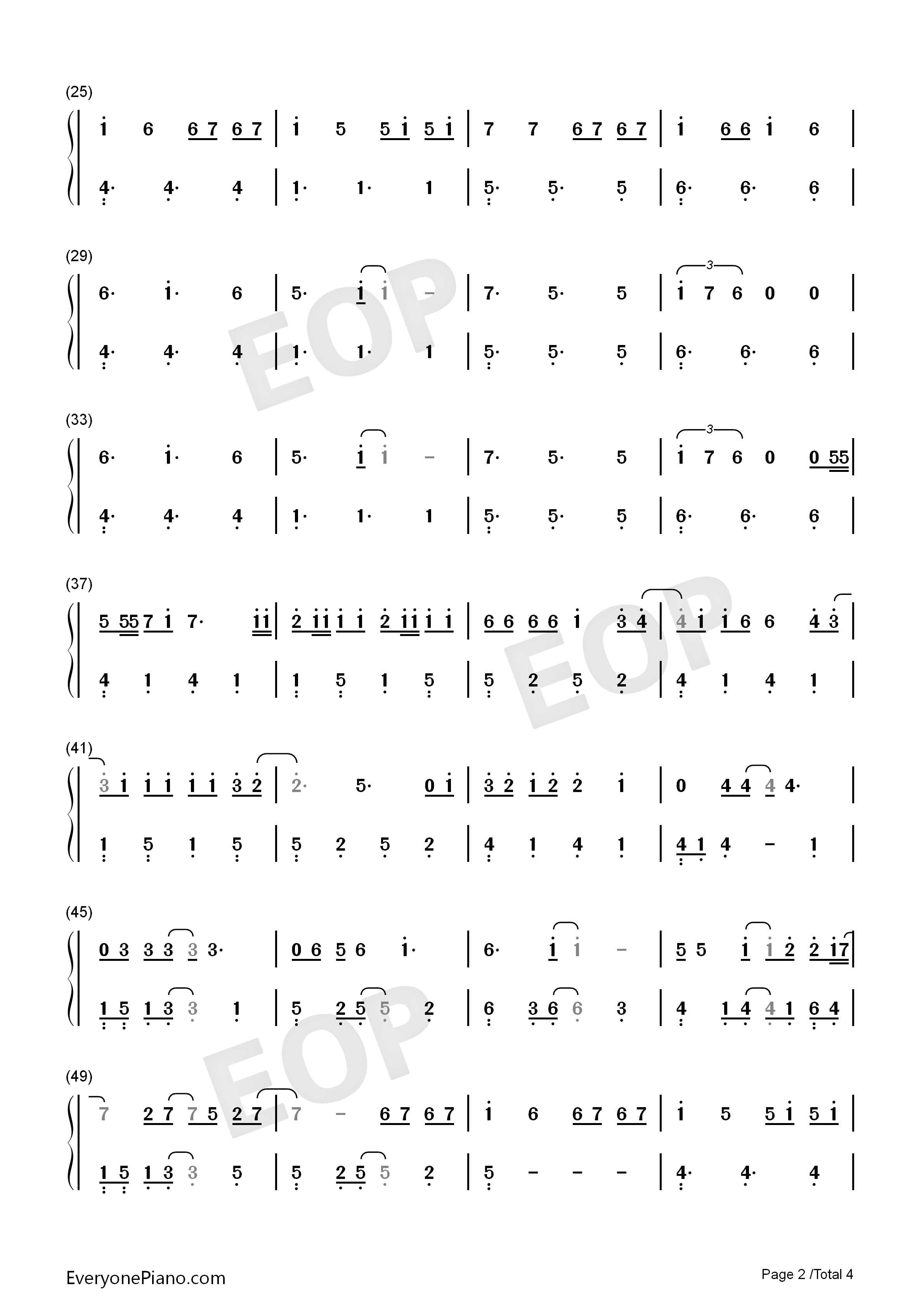 Calma钢琴简谱_Pedro_Capo演唱