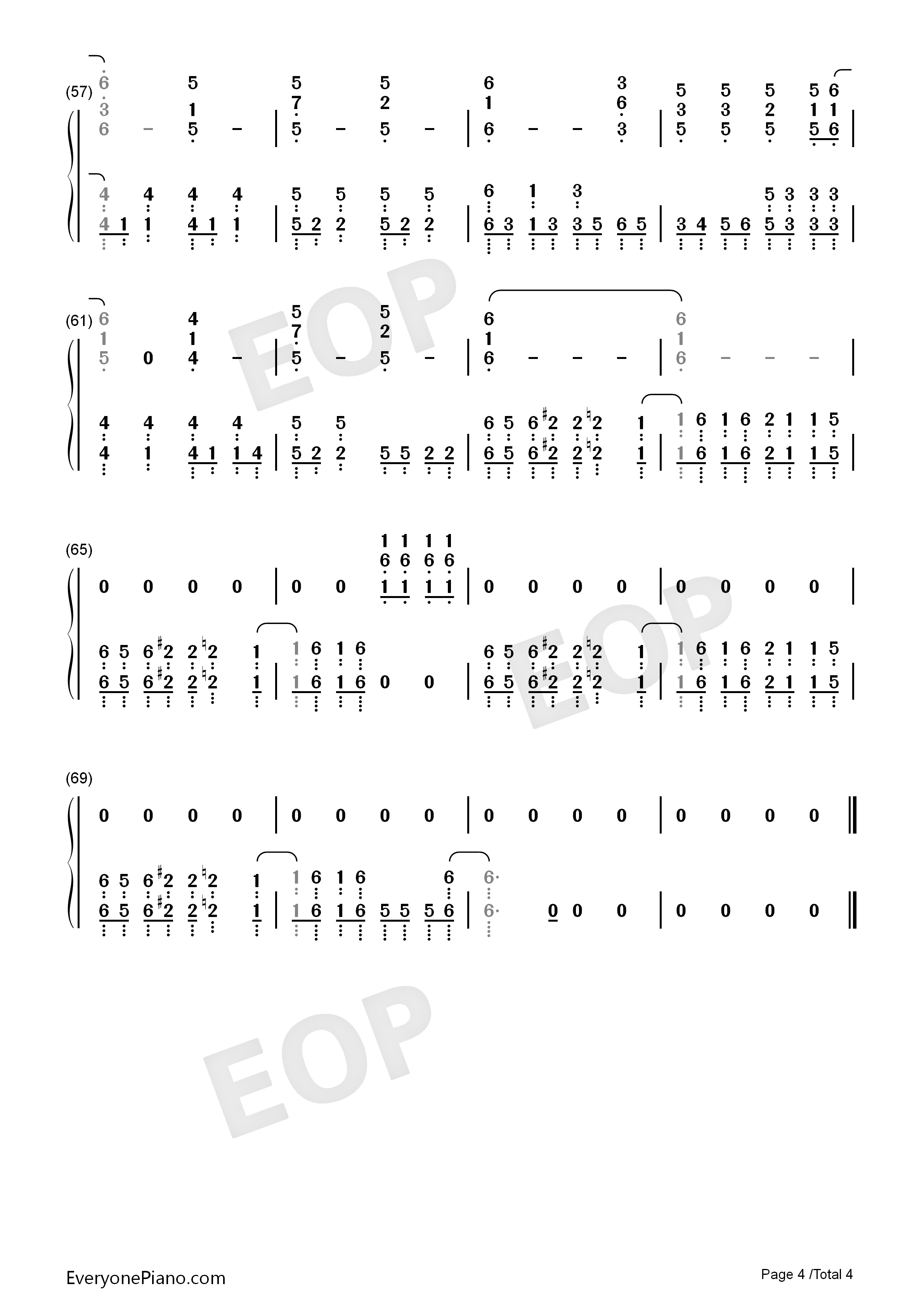 NO钢琴简谱_大阪☆春夏秋冬演唱