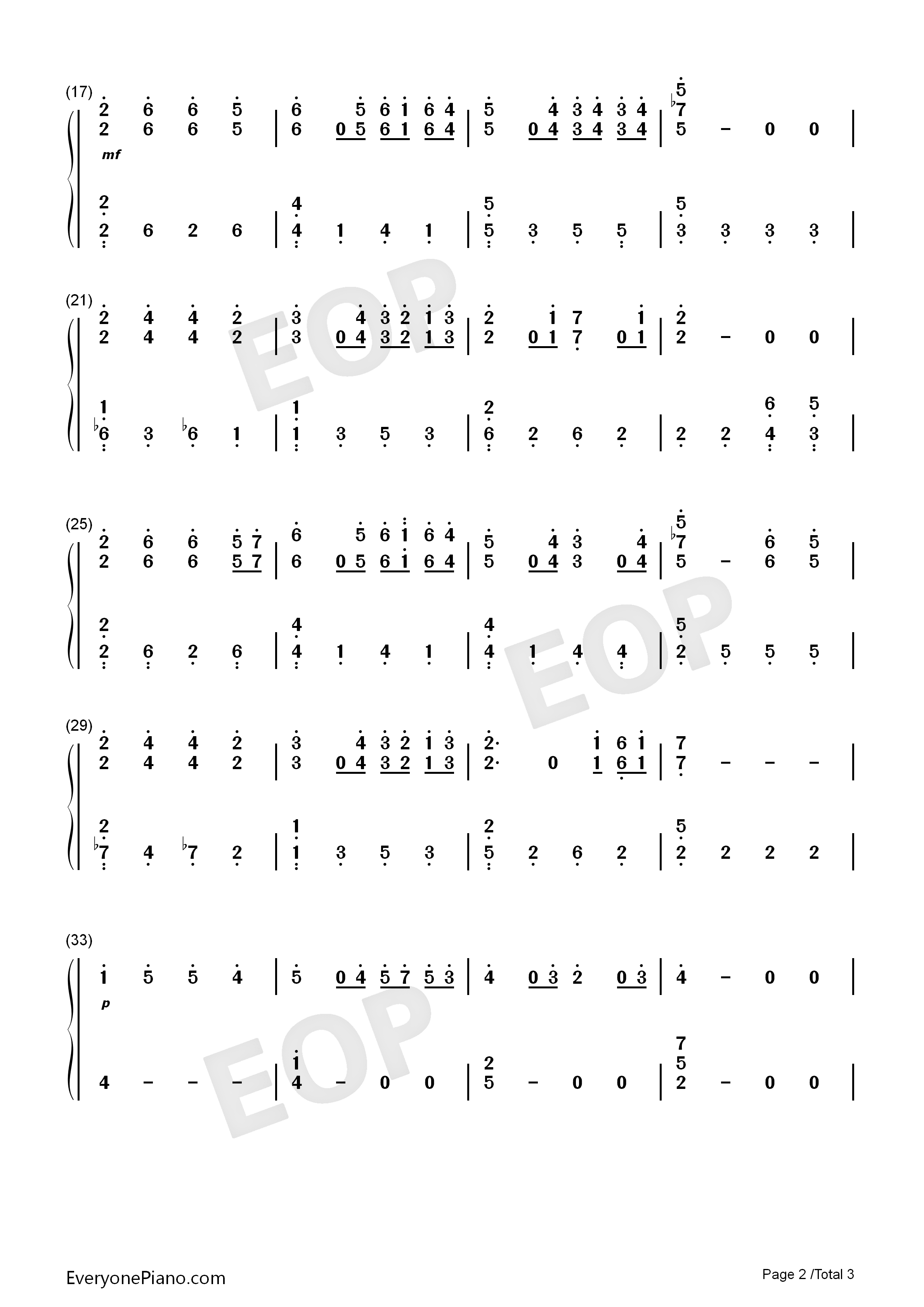 The_Piano钢琴简谱_猎豹移动公司演唱