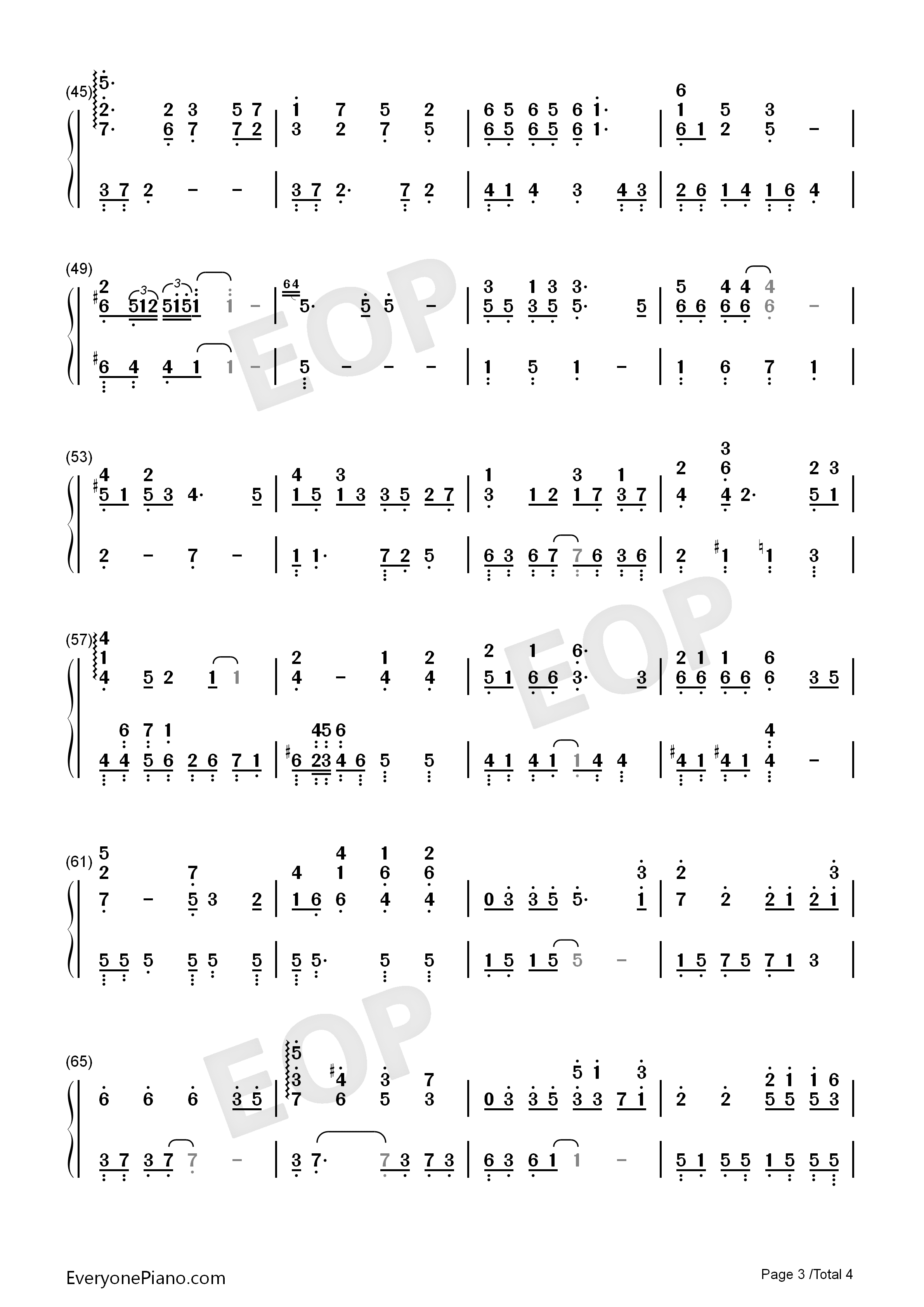 善男信女钢琴简谱_萧敬腾演唱