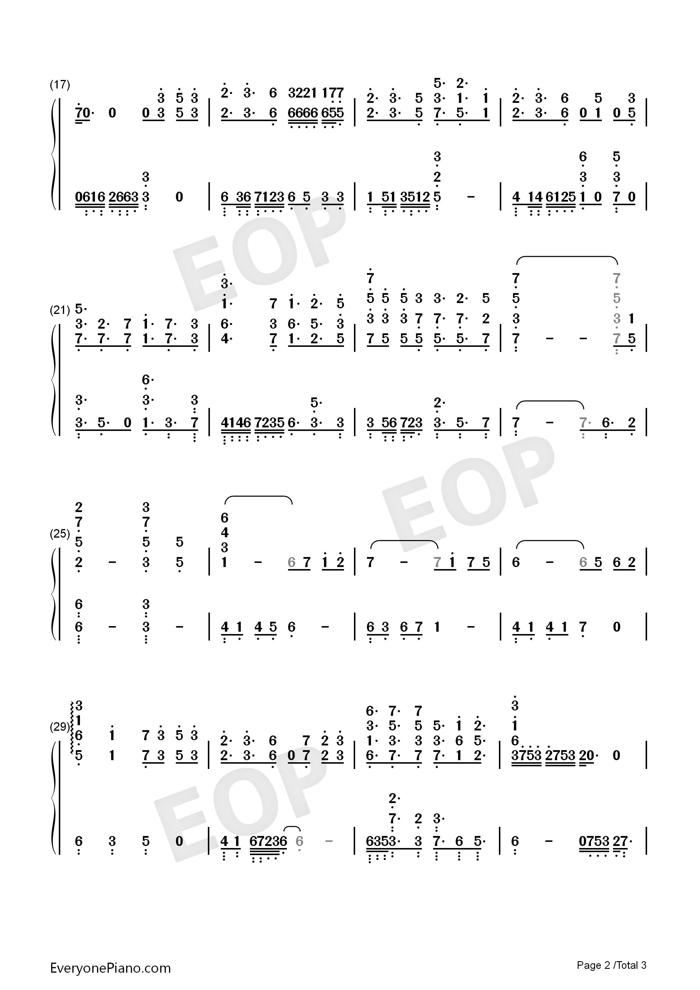 Rainy_Memory钢琴简谱_Rabpit演唱