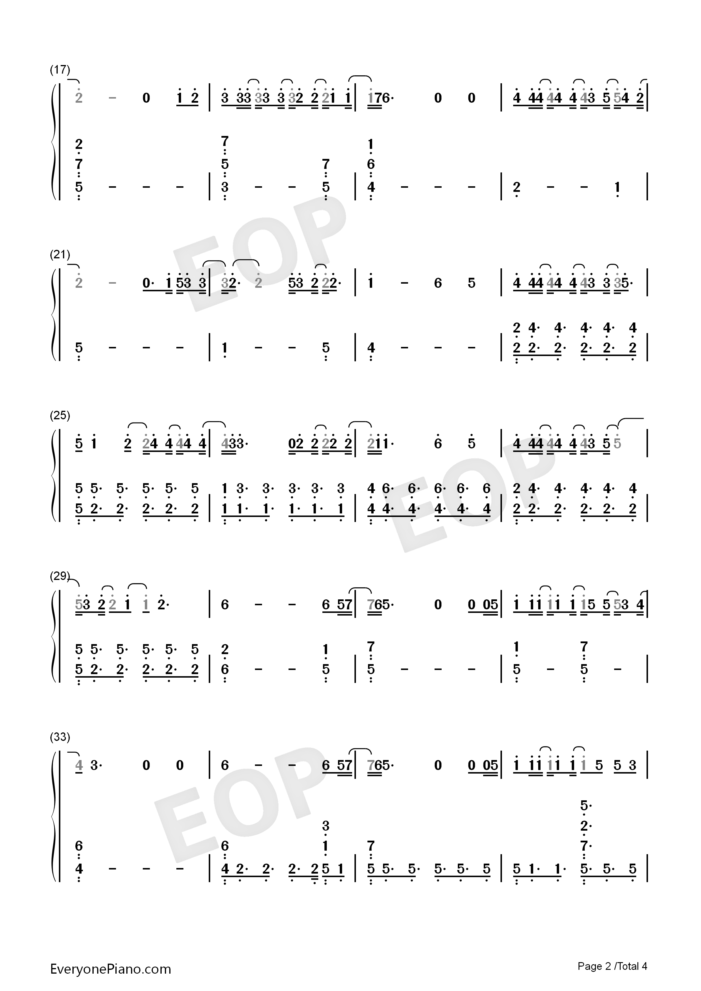 Too_Late_for_Love钢琴简谱_John_Lundvik演唱