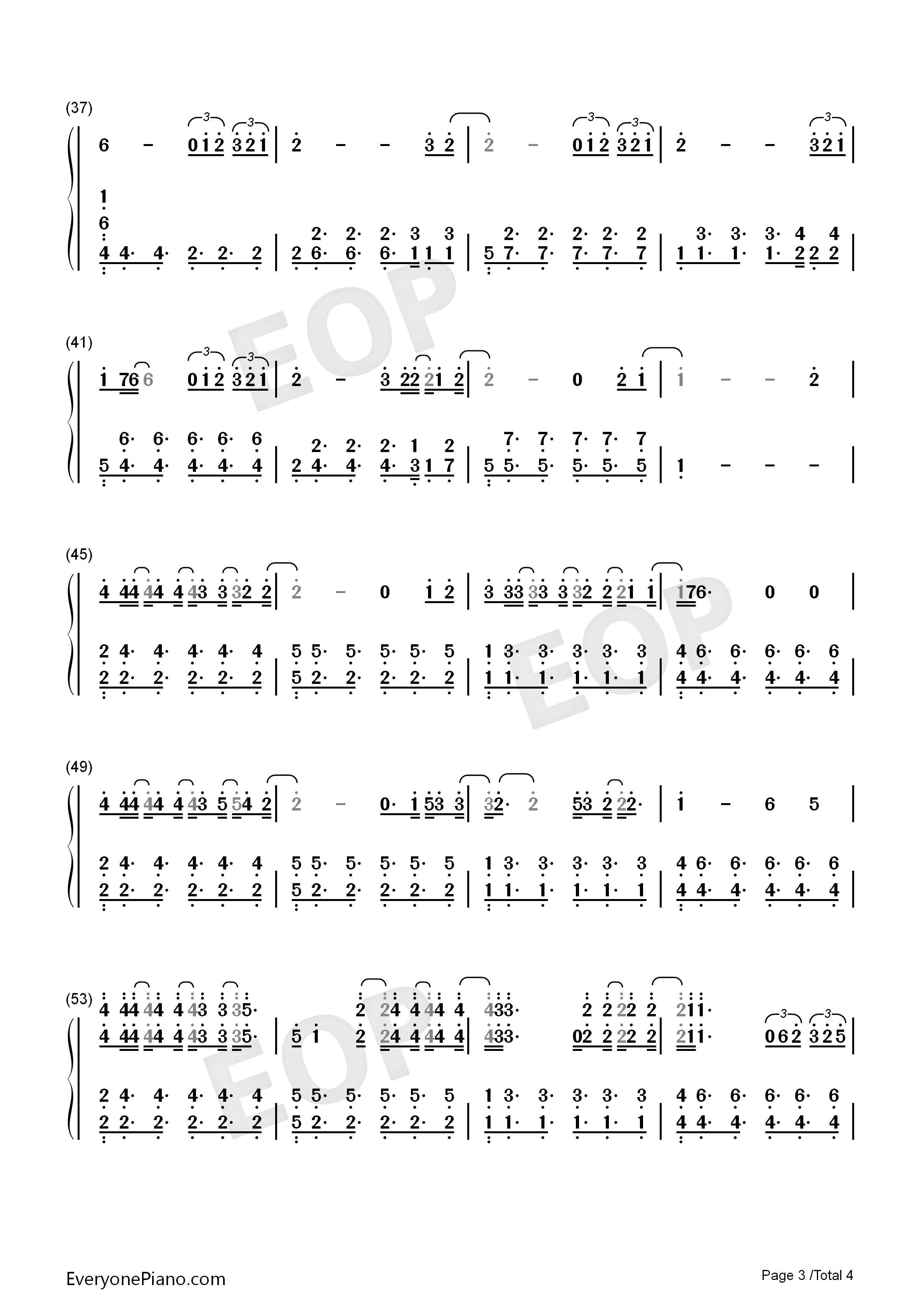 Too_Late_for_Love钢琴简谱_John_Lundvik演唱