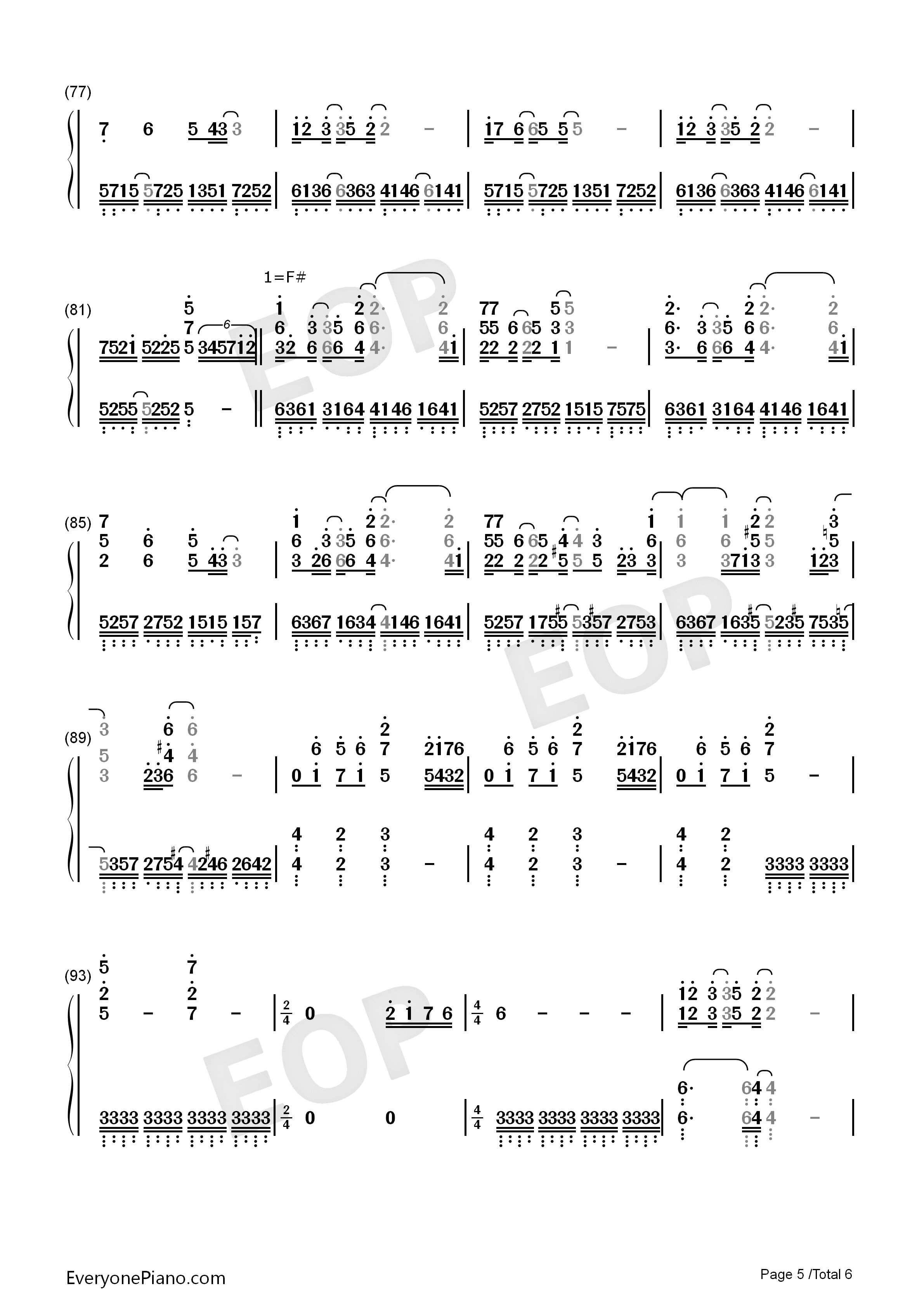 Invisible_Date钢琴简谱_sweet_ARMS演唱