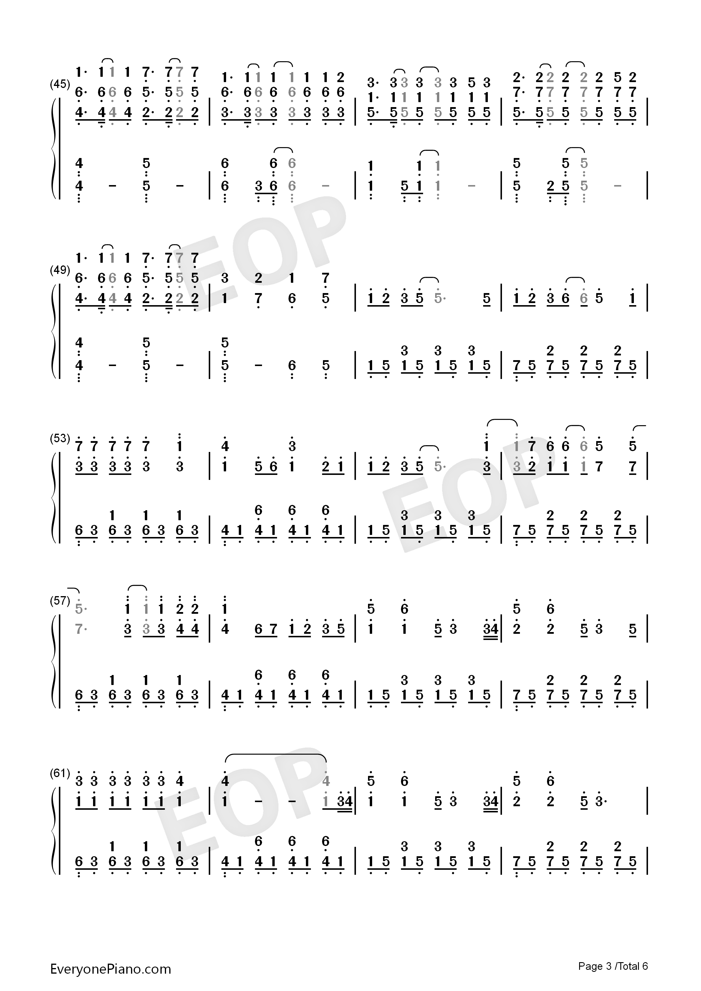 Because_of_You钢琴简谱_The_Piano_Guys演唱