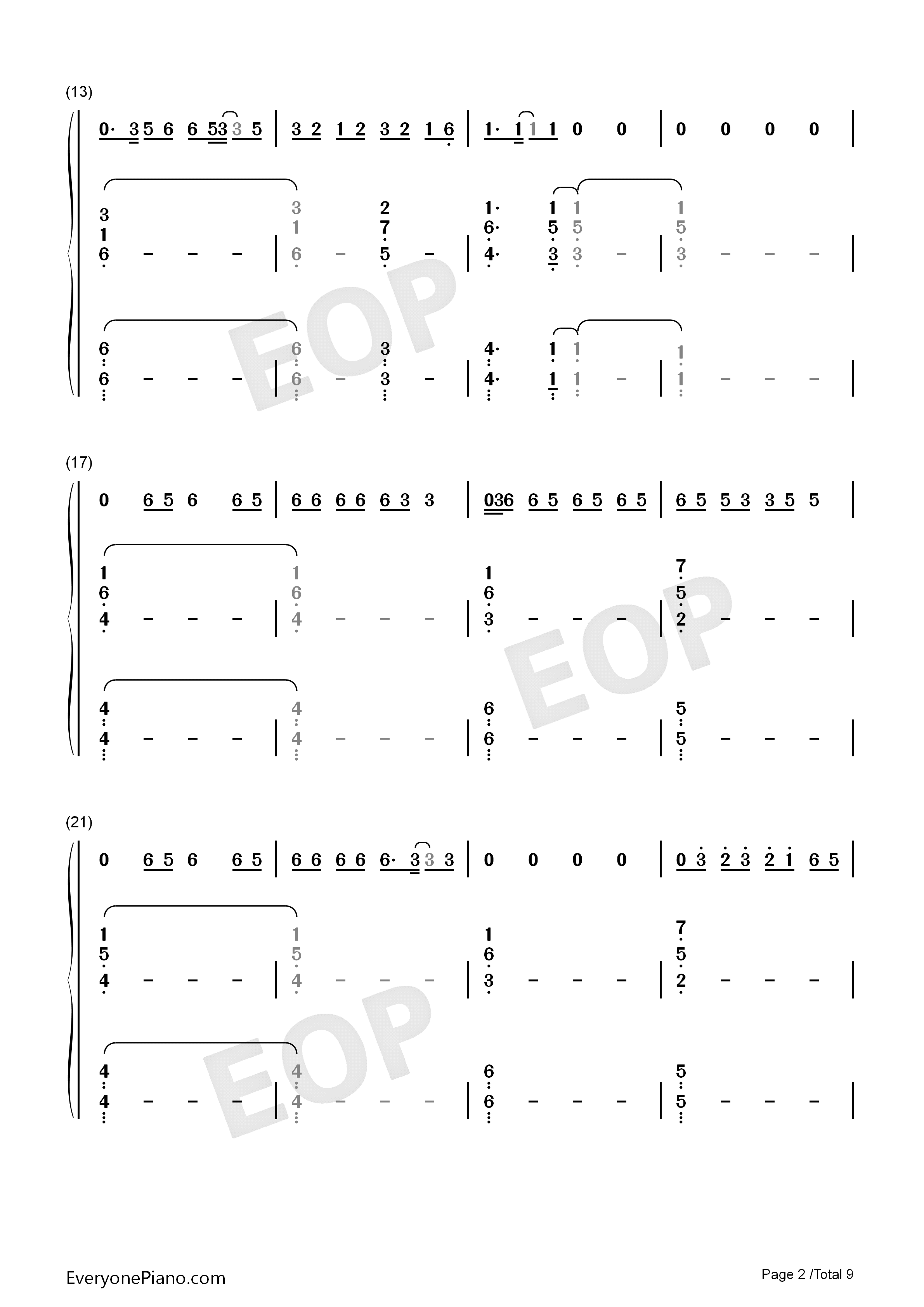 Bruises钢琴简谱_Lewis_Capaldi演唱