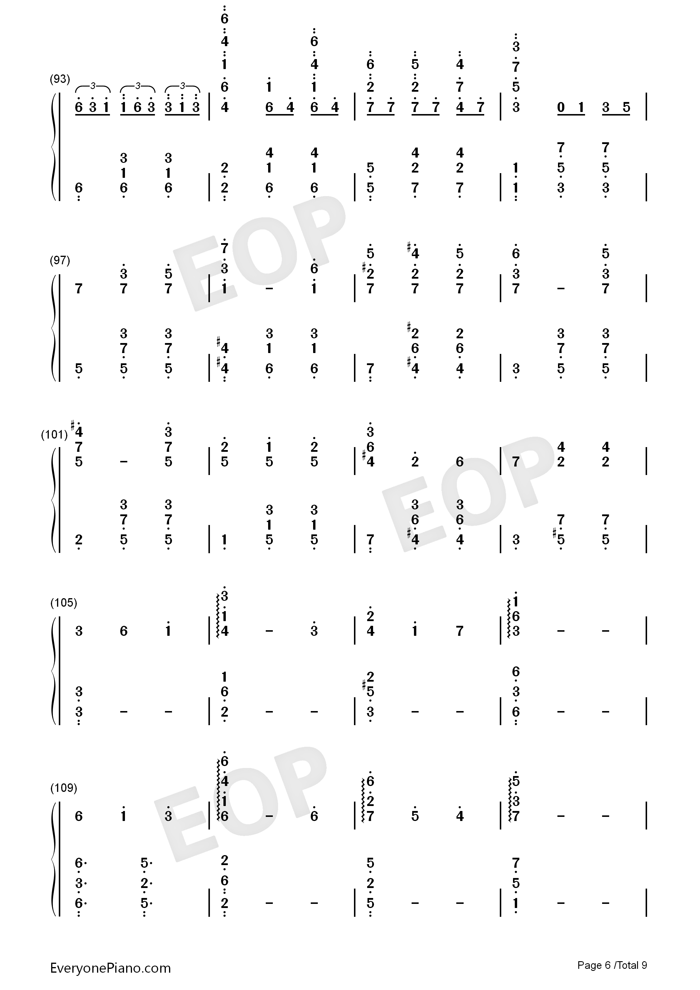 人生的旋转木马钢琴简谱_久石让演唱