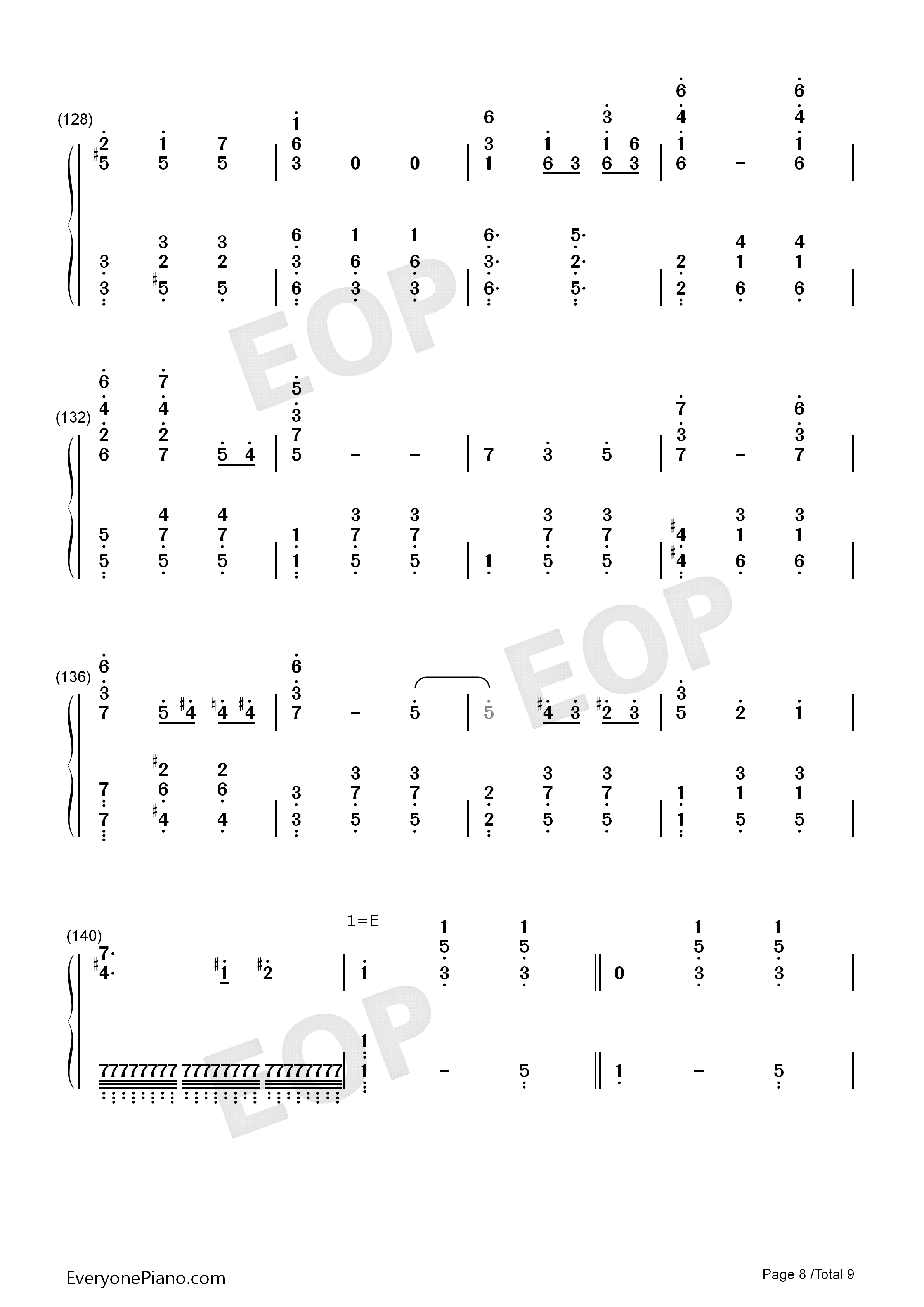 人生的旋转木马钢琴简谱_久石让演唱