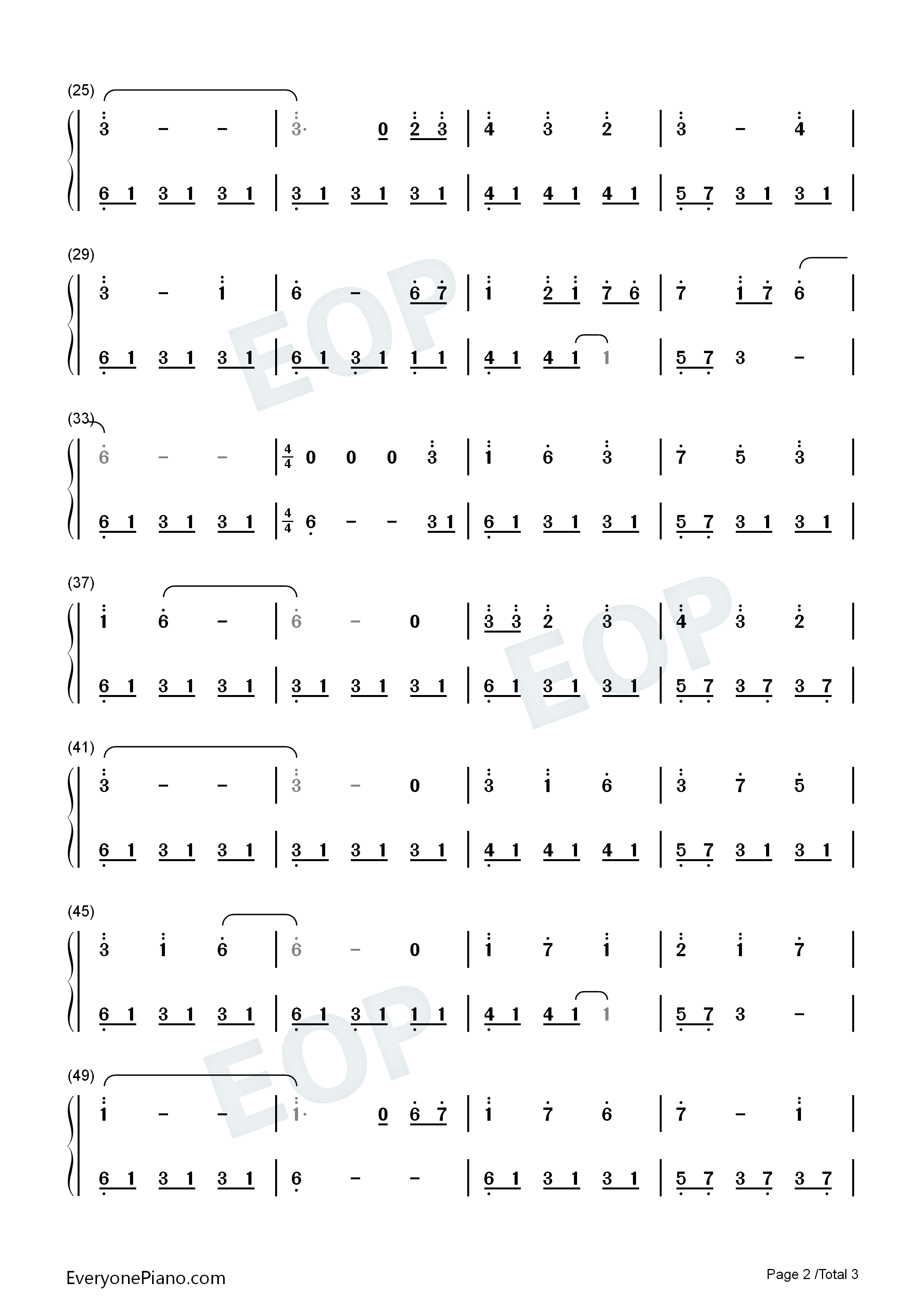 路过钢琴简谱_安巍演唱