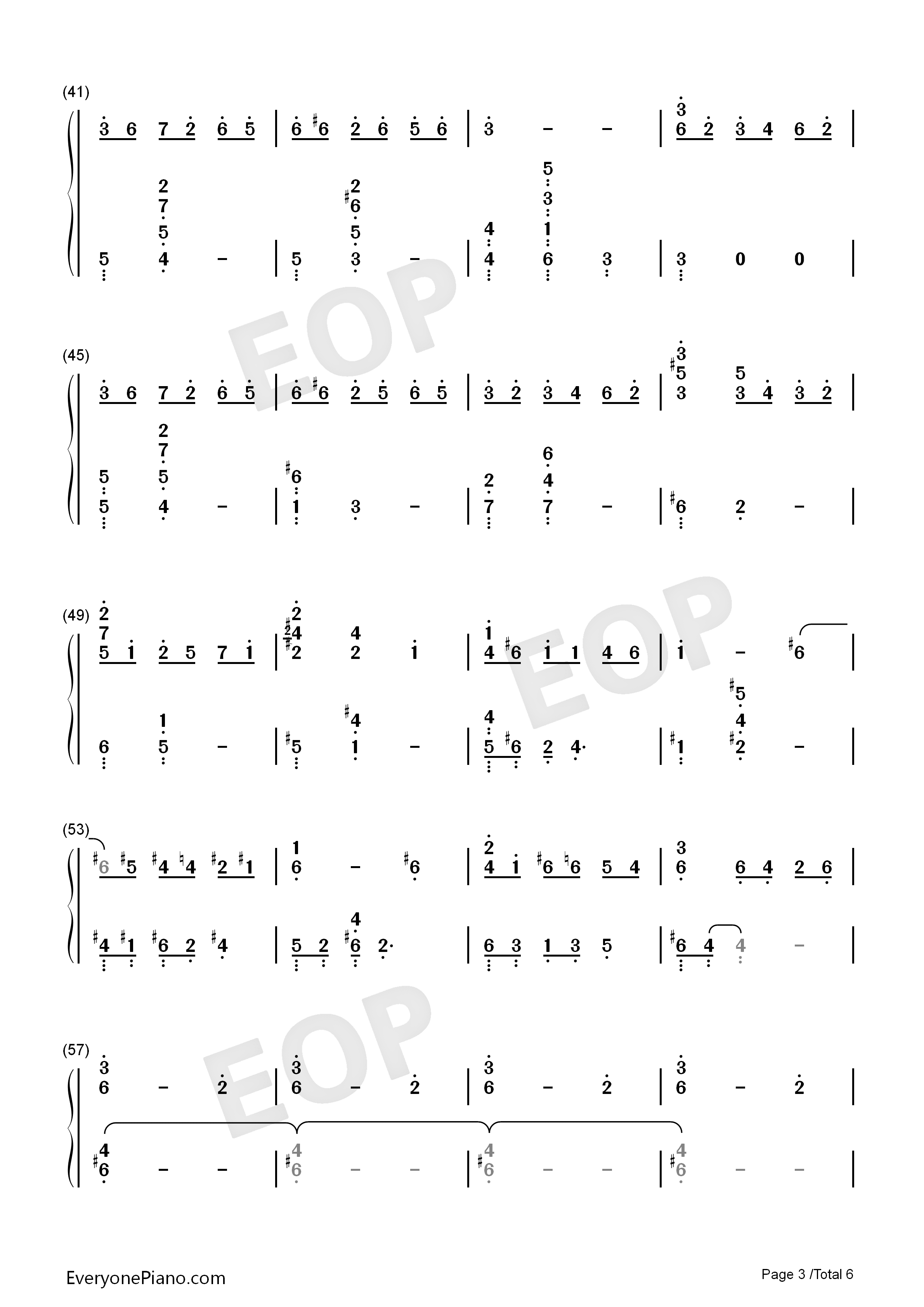 f_l_o_w_e_r钢琴简谱_李闰珉演唱