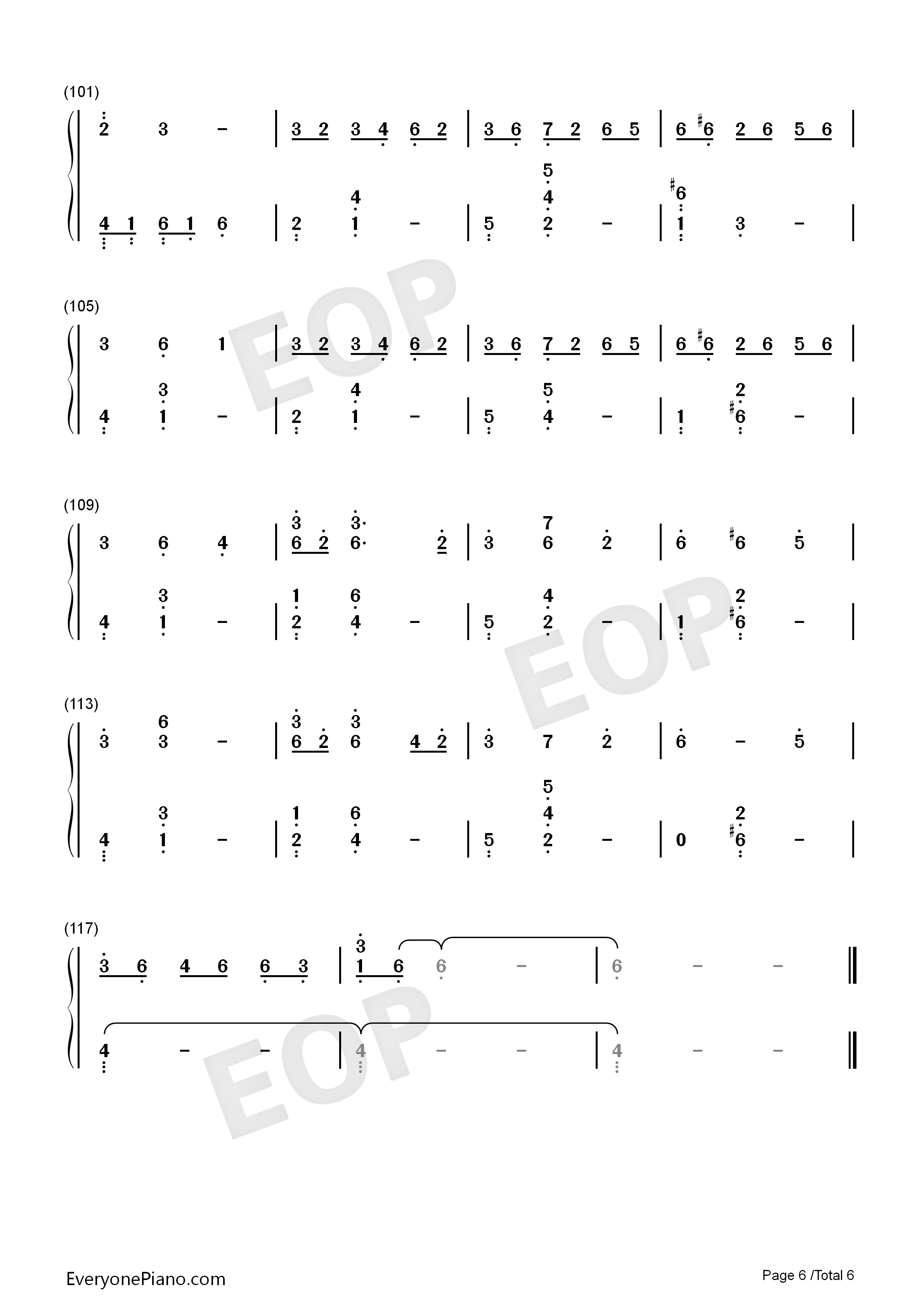 f_l_o_w_e_r钢琴简谱_李闰珉演唱