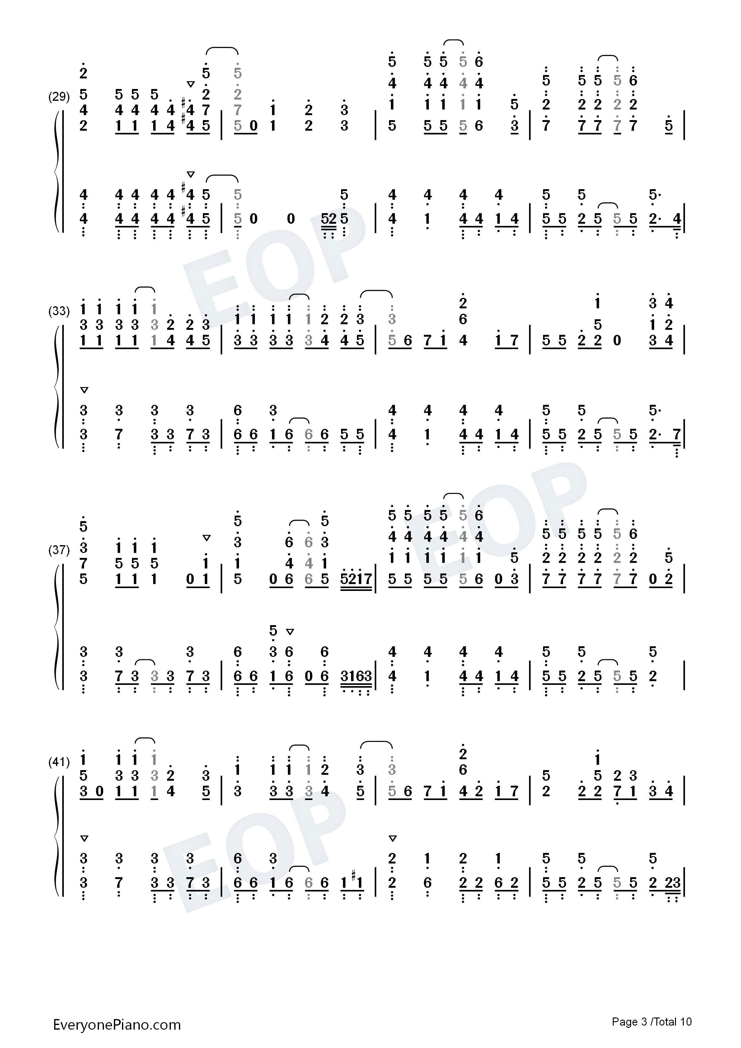 五等分の軌跡钢琴简谱_中野家の五つ子演唱