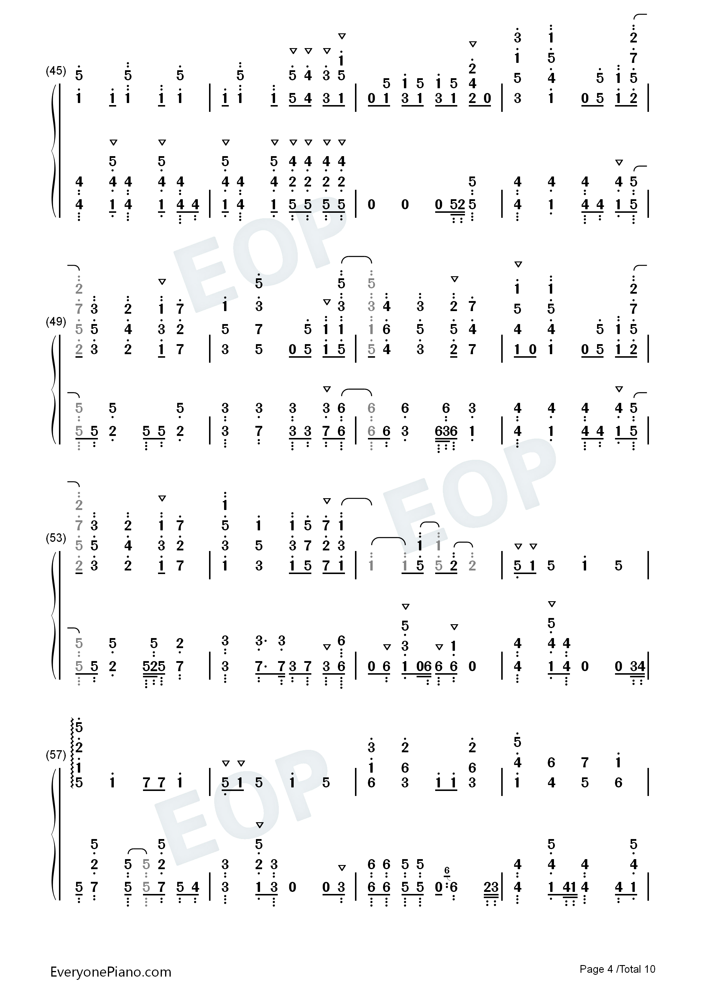 五等分の軌跡钢琴简谱_中野家の五つ子演唱
