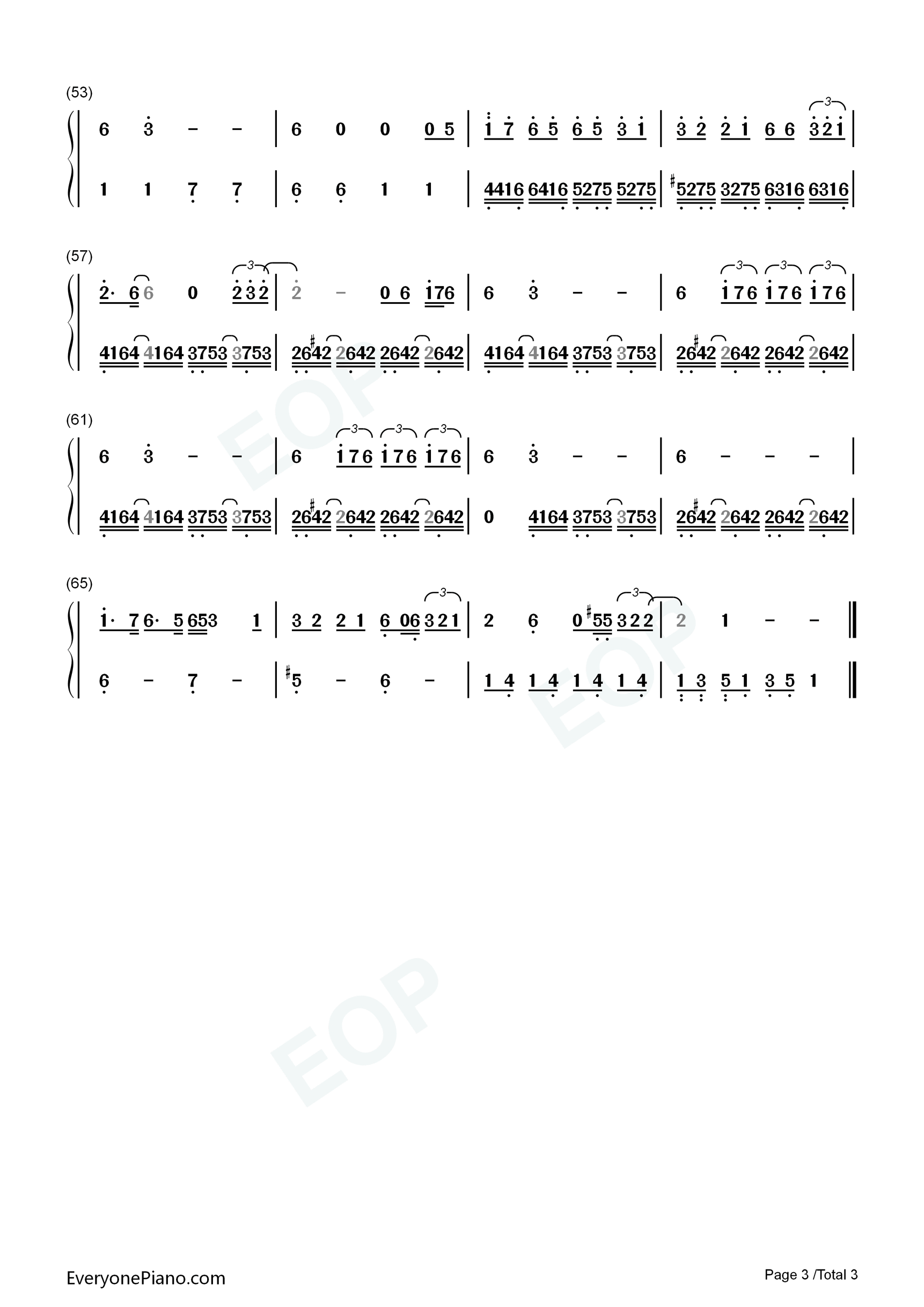 Space_Man钢琴简谱_Sam_Ryder演唱