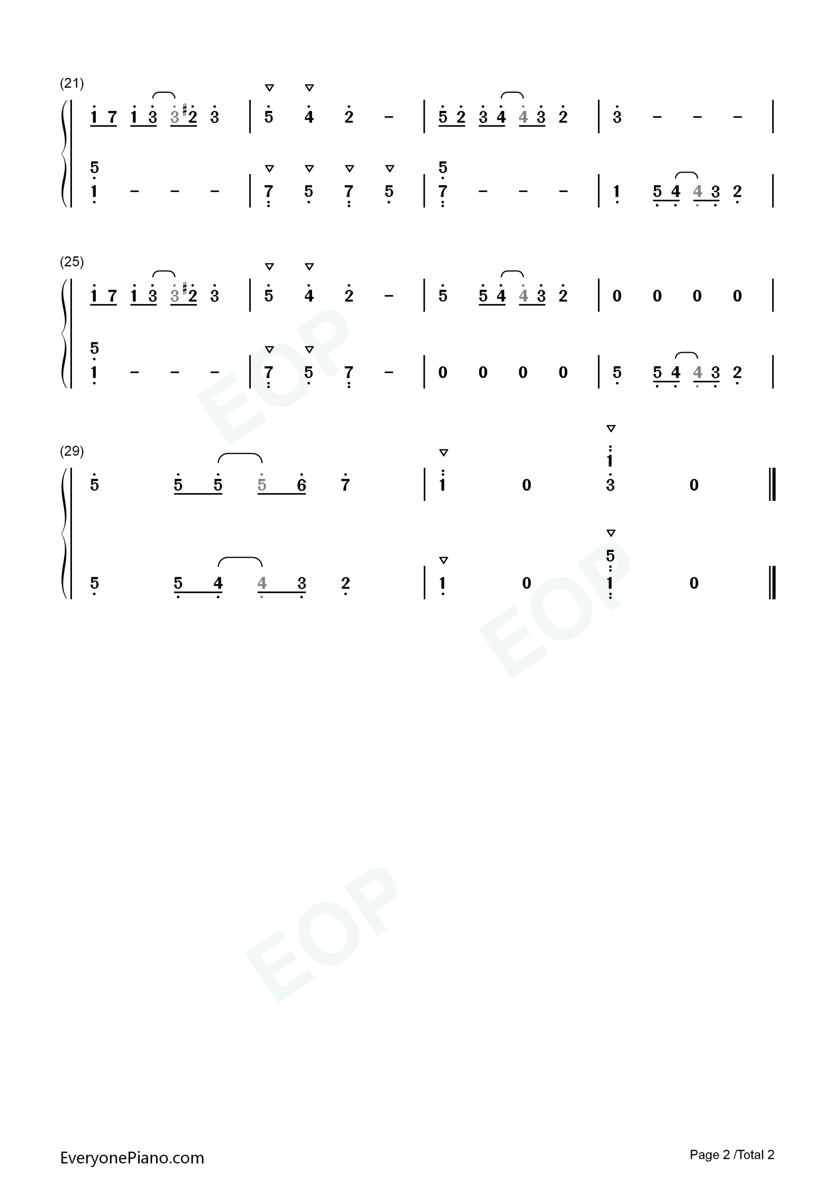 西班牙狂欢日钢琴简谱_梅洛迪·伯贝尔演唱