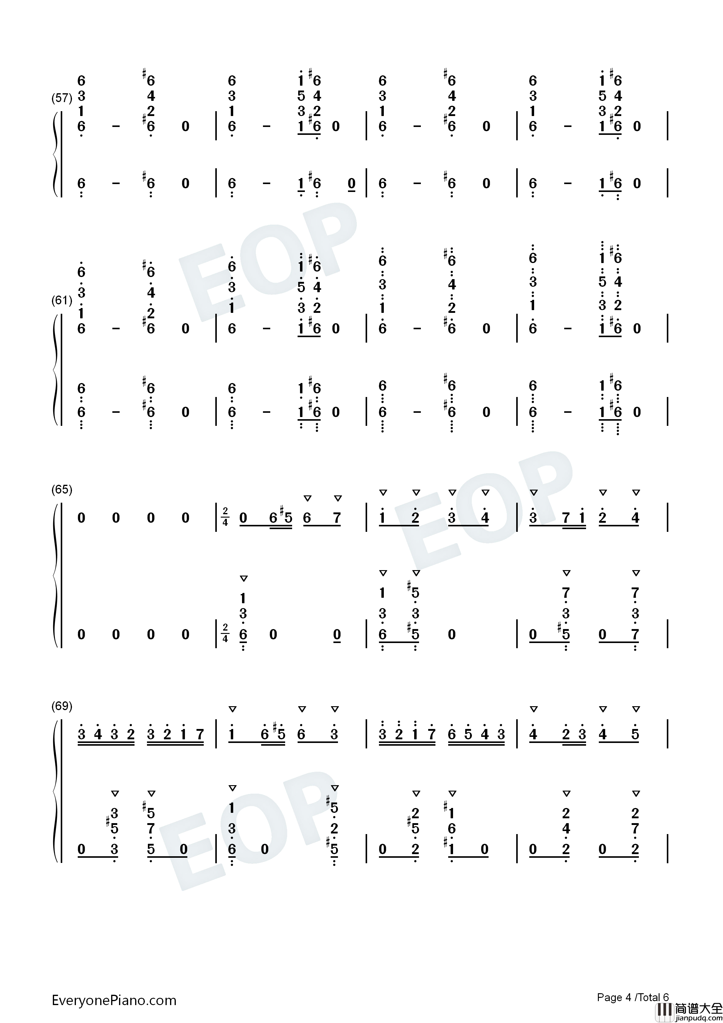 そして钢琴简谱_中西亮辅演唱