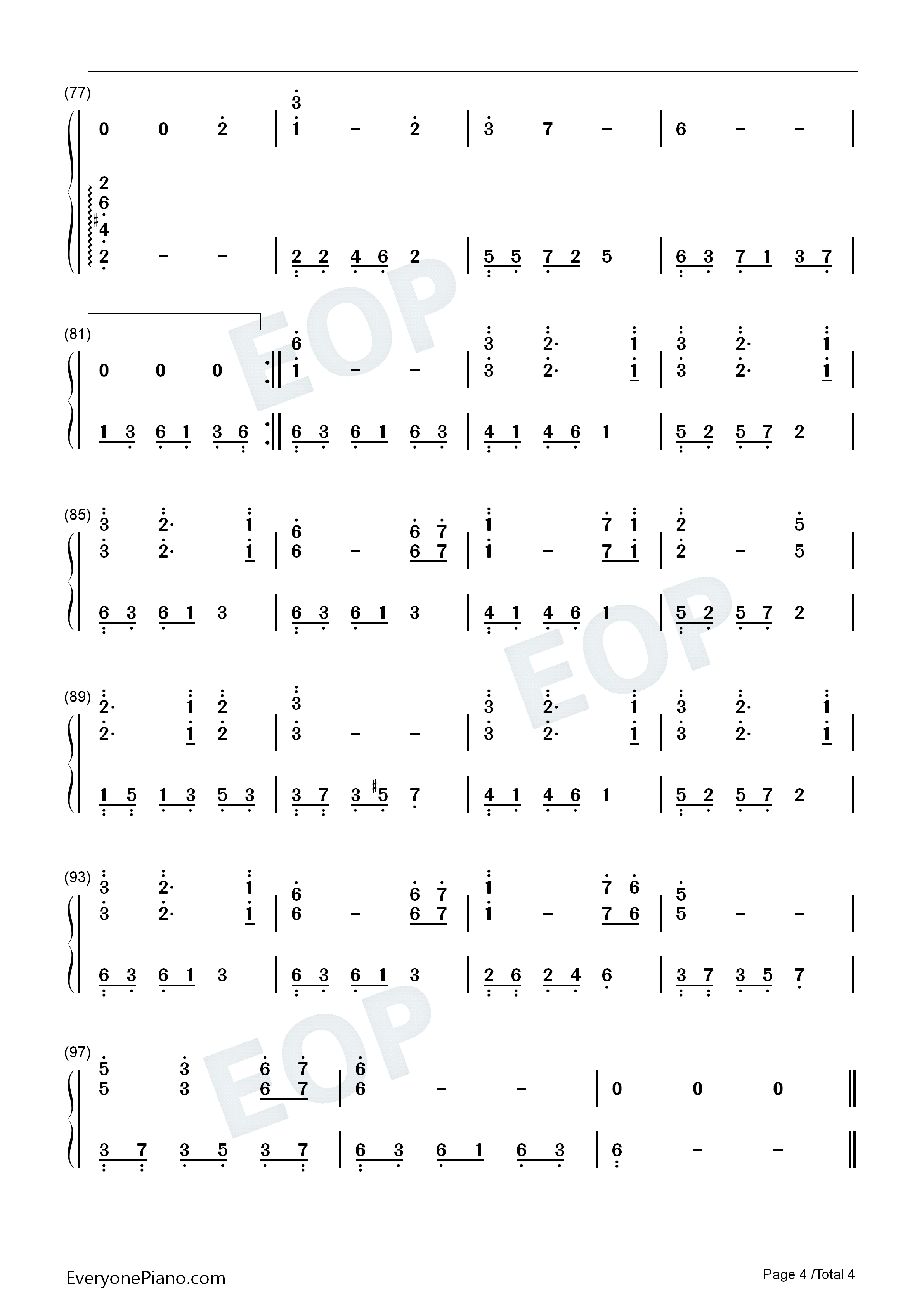 不惜时光钢琴简谱_张靓颖演唱