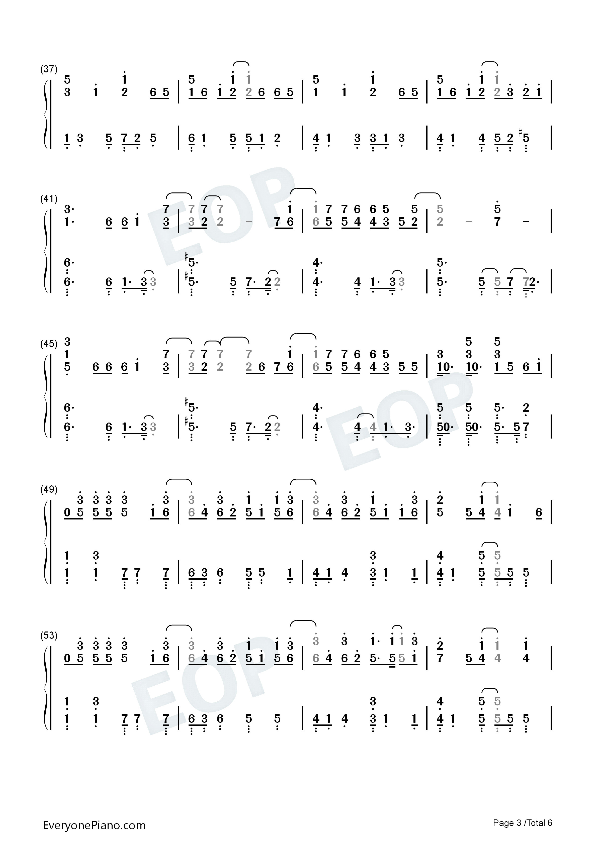 Permission_to_Dance钢琴简谱_防弹少年团_BTS演唱