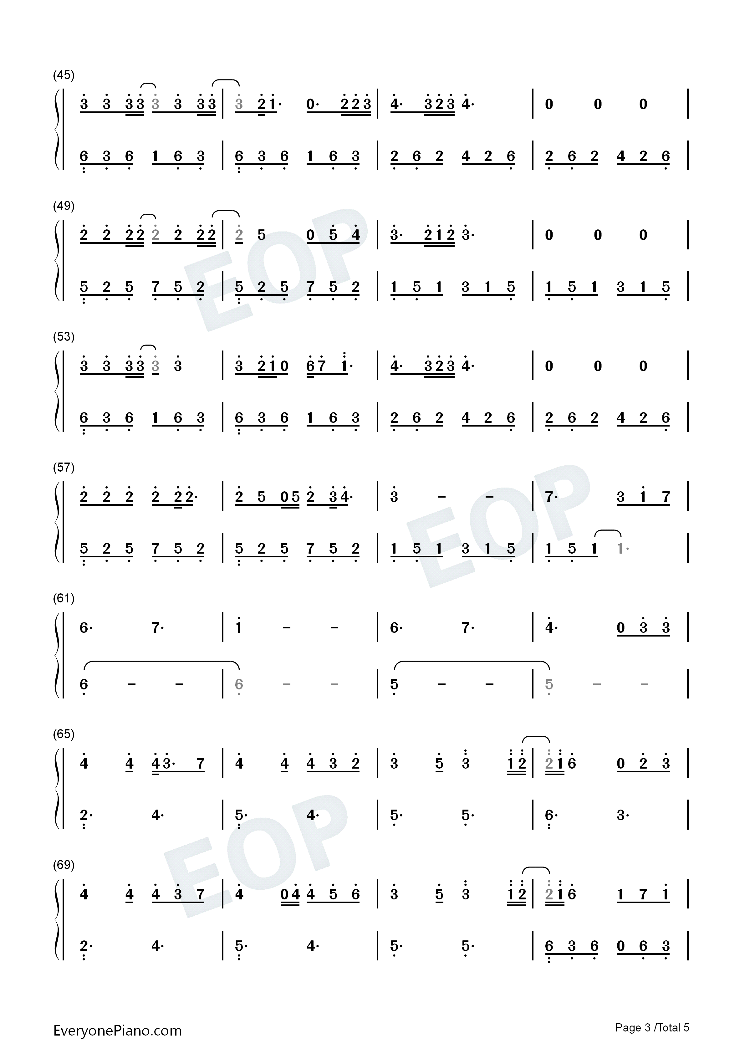 Glimpse_of_Us钢琴简谱_Joji演唱