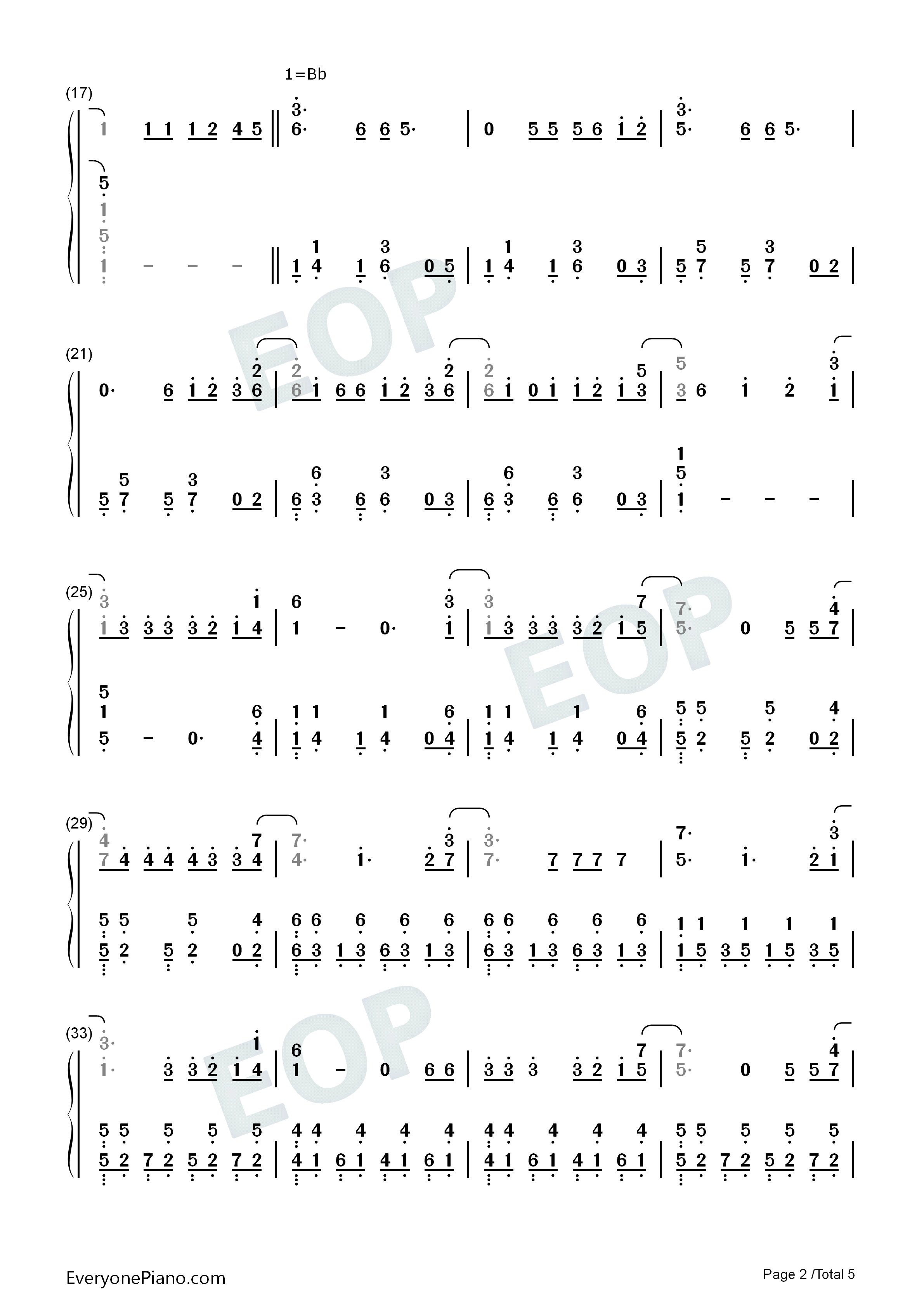 Somebody_Like_U钢琴简谱_Alan_Walker_Au/Ra演唱