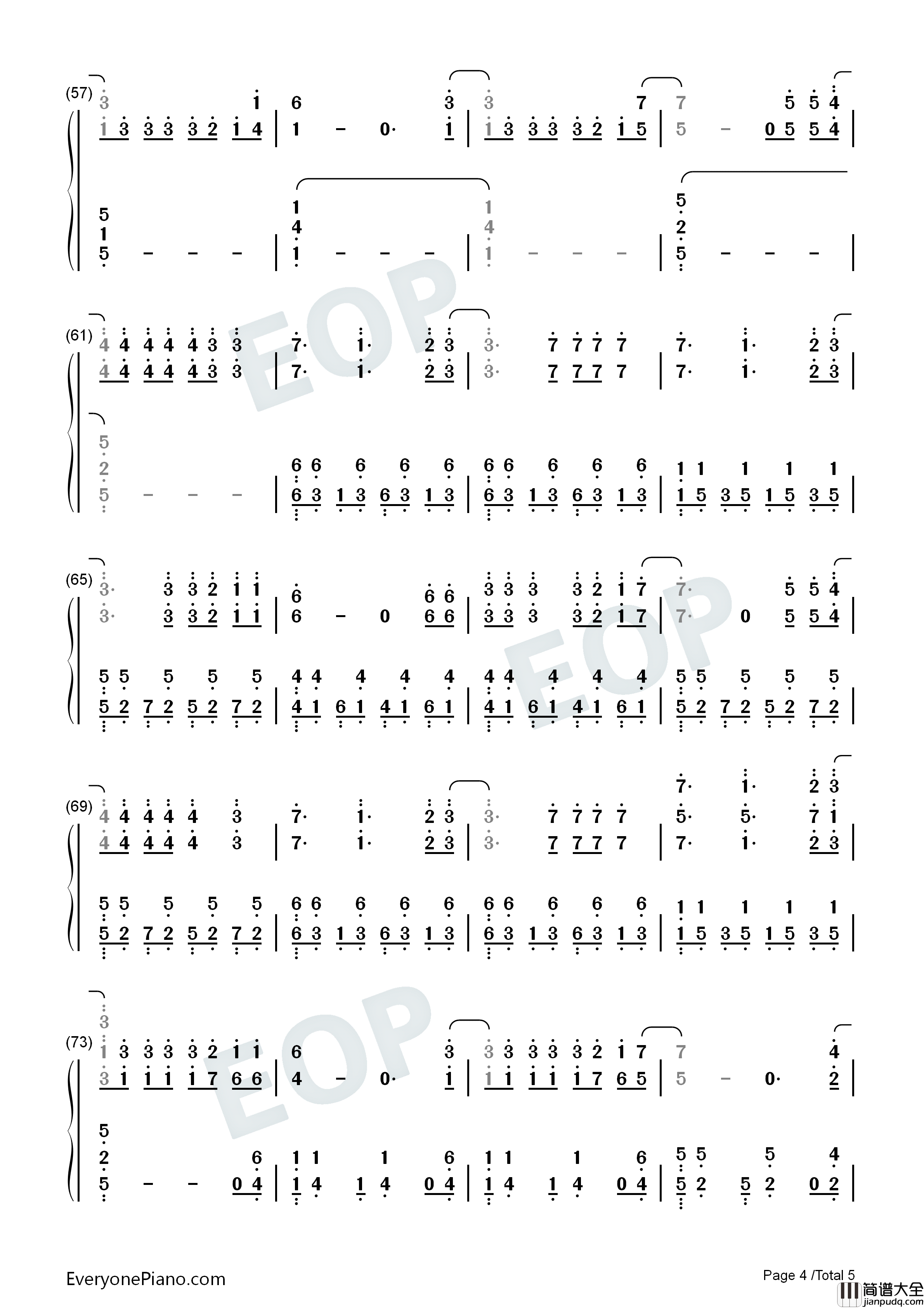 Somebody_Like_U钢琴简谱_Alan_Walker_Au/Ra演唱