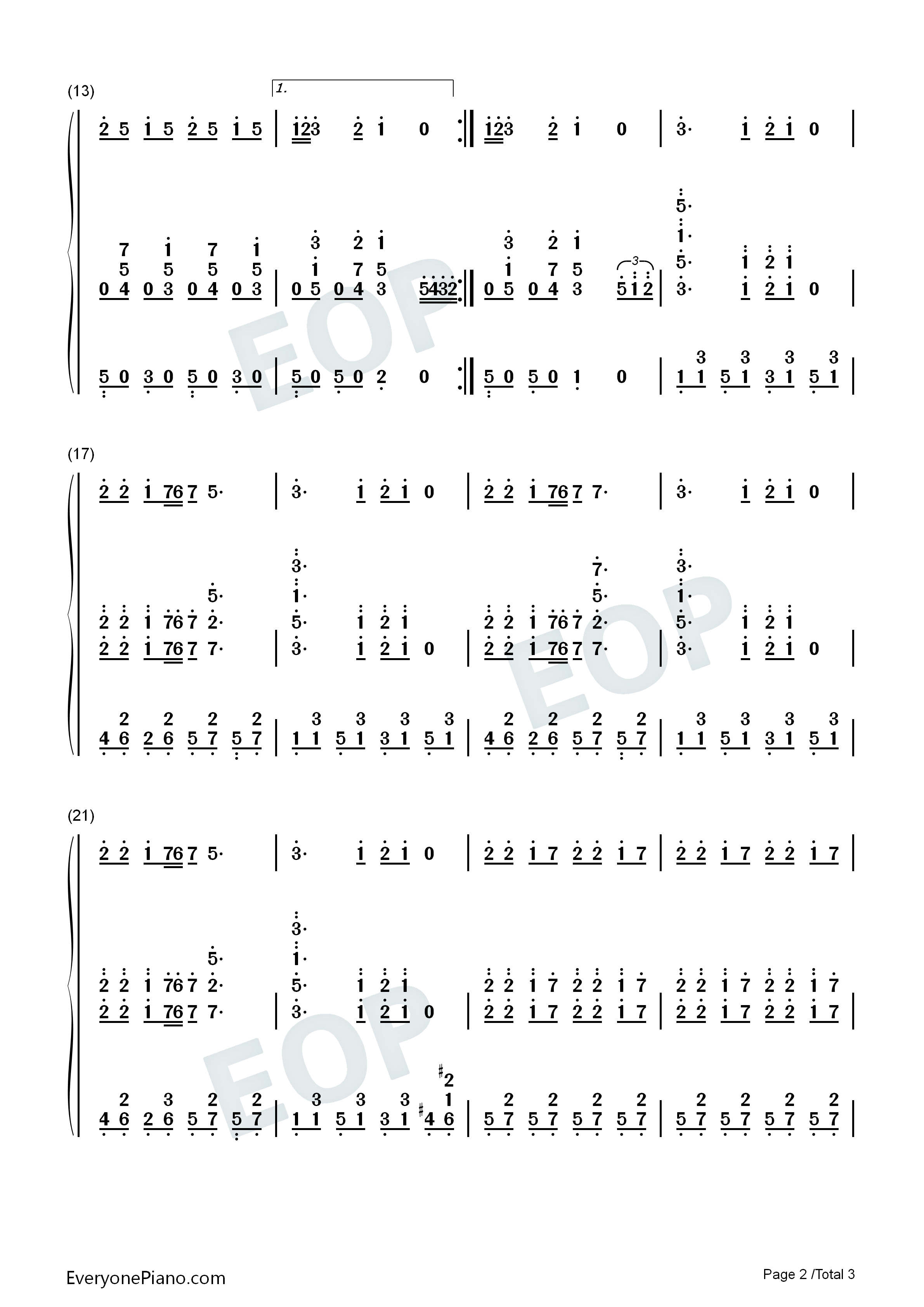 爱我中华钢琴简谱_宋祖英_韦唯演唱