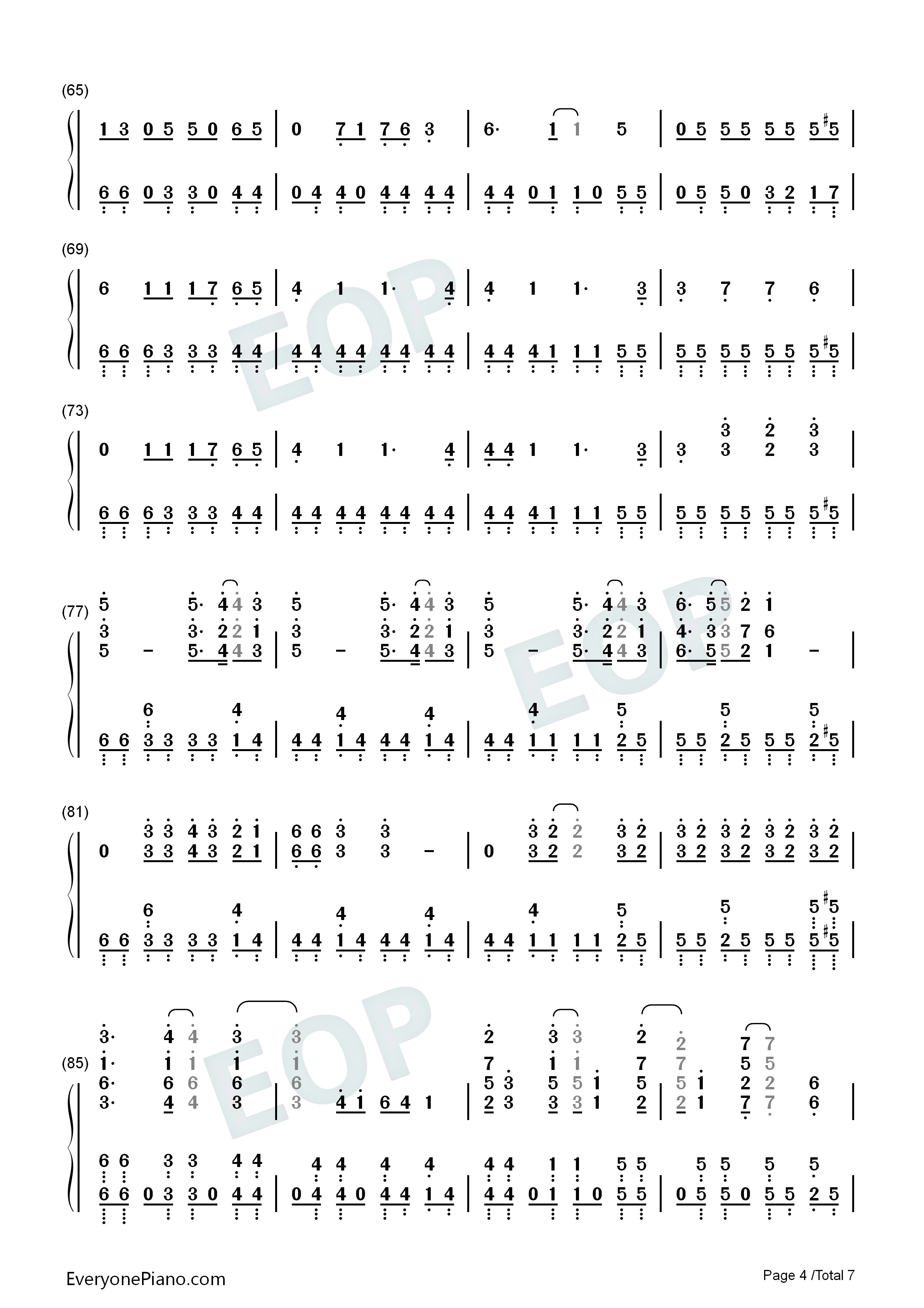 Save_Yourself钢琴简谱_One_Ok_Rock演唱