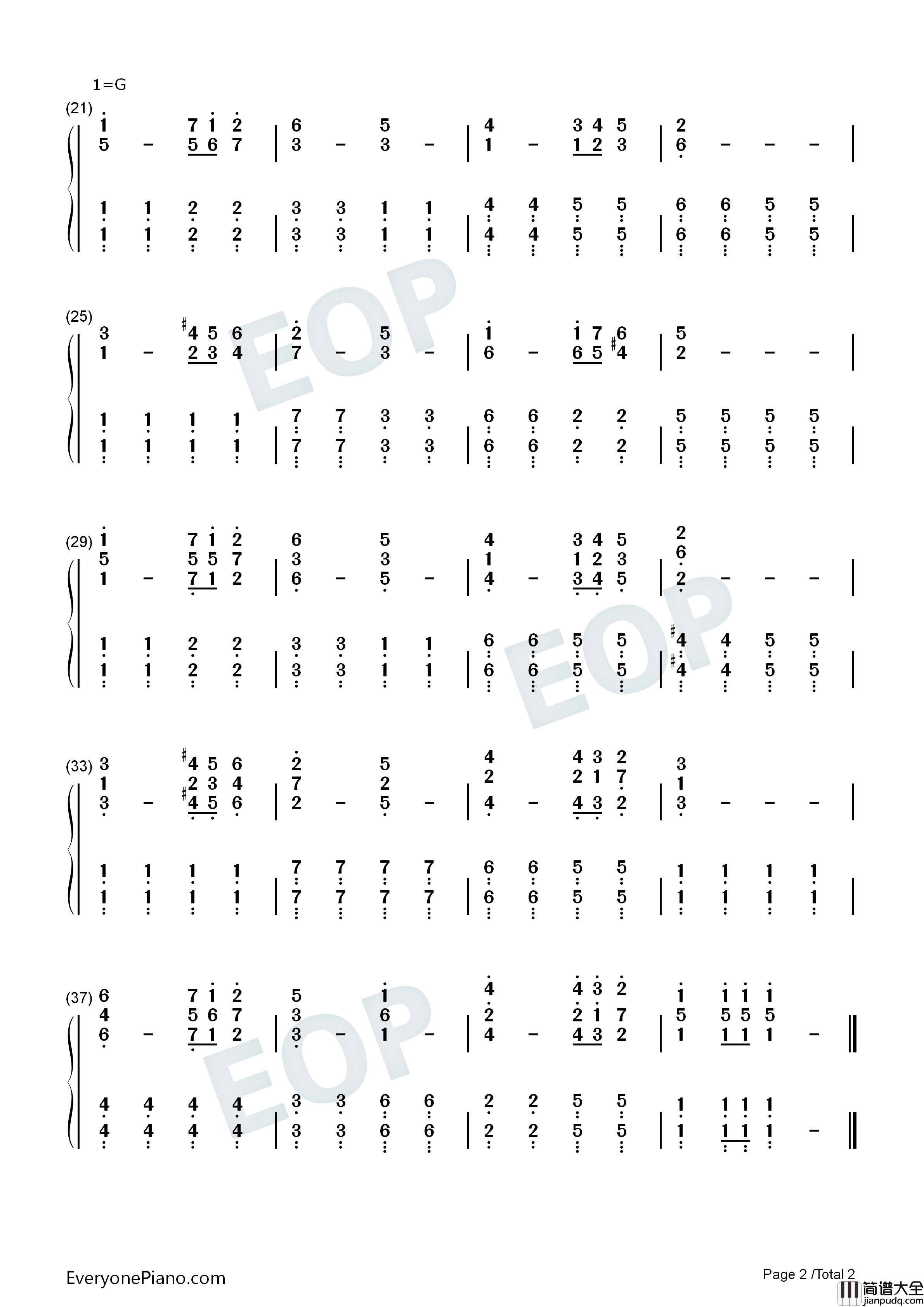 威风堂堂进行曲C大调第五进行曲钢琴简谱_Edward_Elgar_爱德华•埃尔加演唱