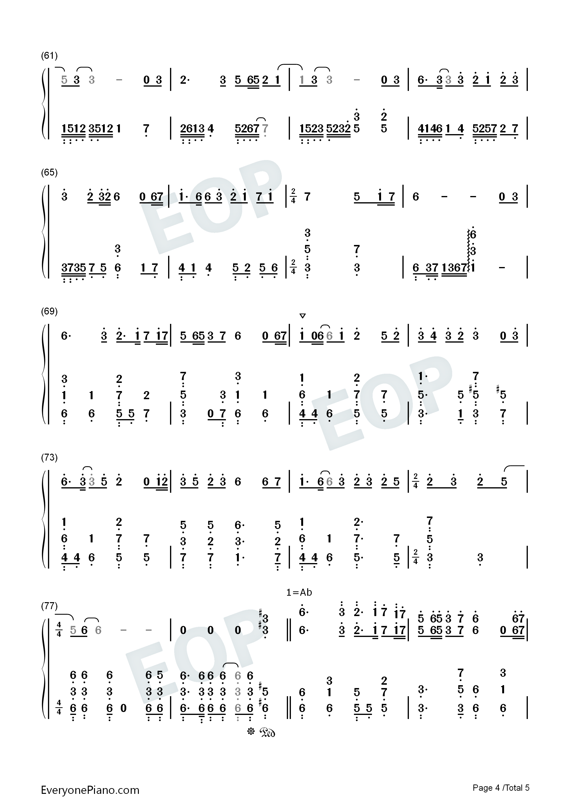 白龙钢琴简谱_兰音Reine演唱