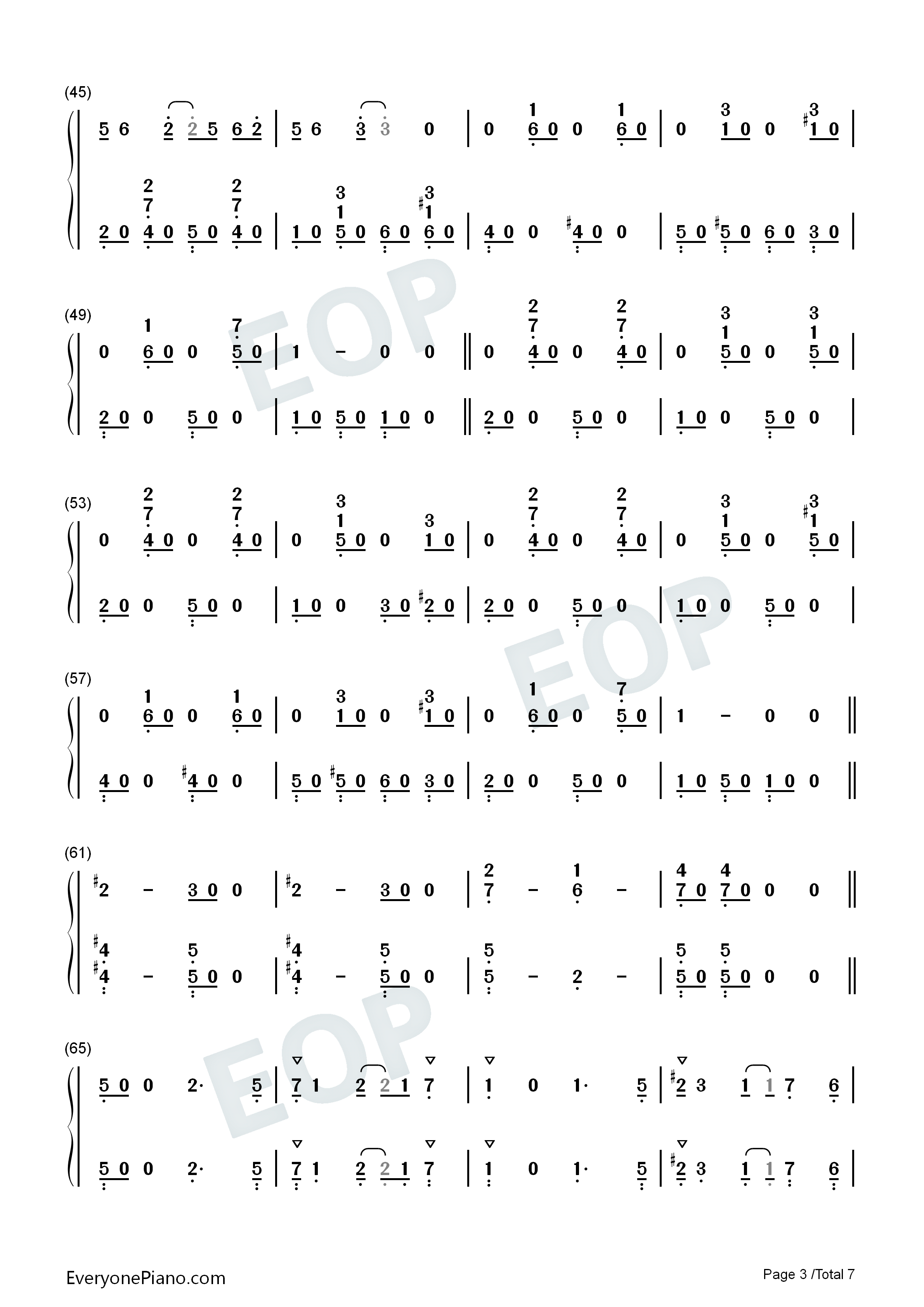 Plastic_Cake_Walk钢琴简谱_David_Hellewell_戴维·赫勒韦尔演唱