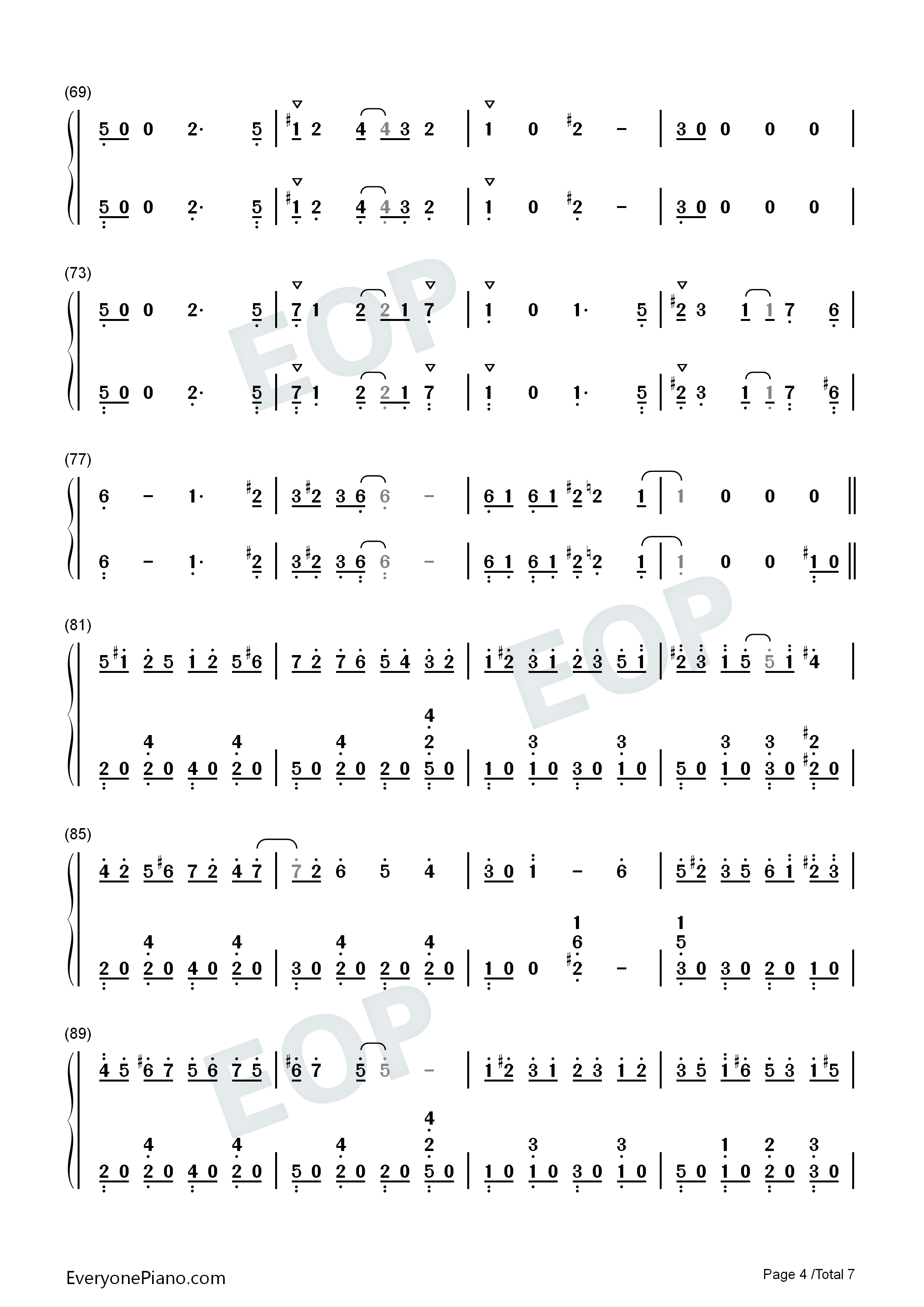 Plastic_Cake_Walk钢琴简谱_David_Hellewell_戴维·赫勒韦尔演唱