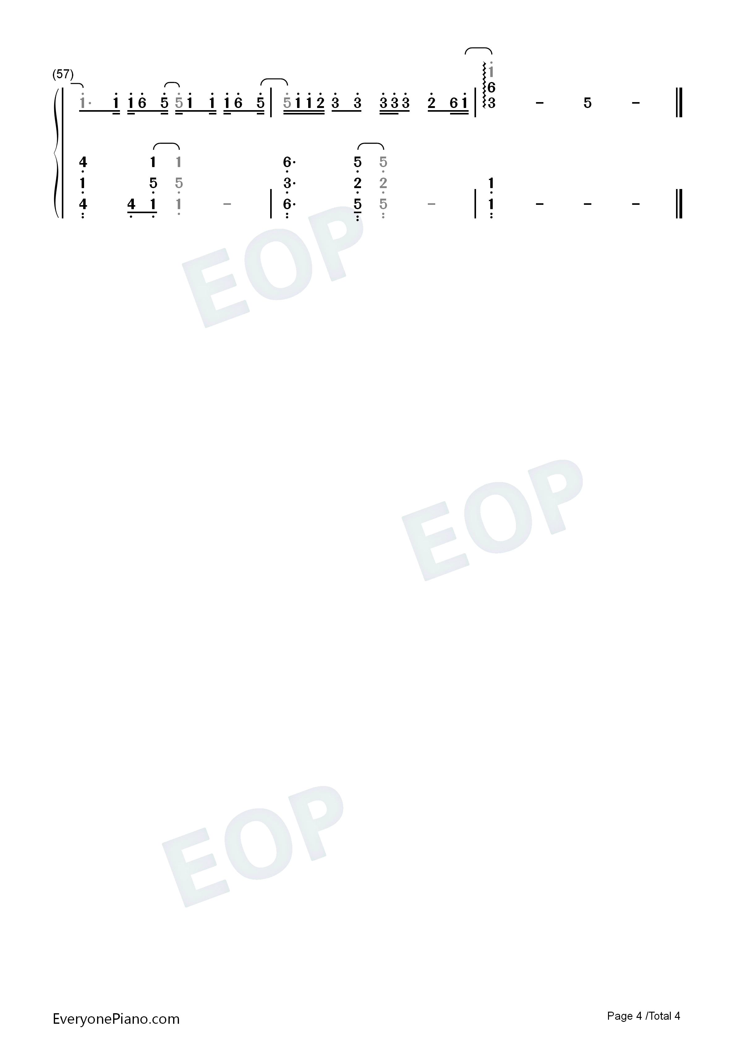 Yet_to_Come_The_Most_Beautiful_Moment钢琴简谱_防弹少年团_BTS演唱