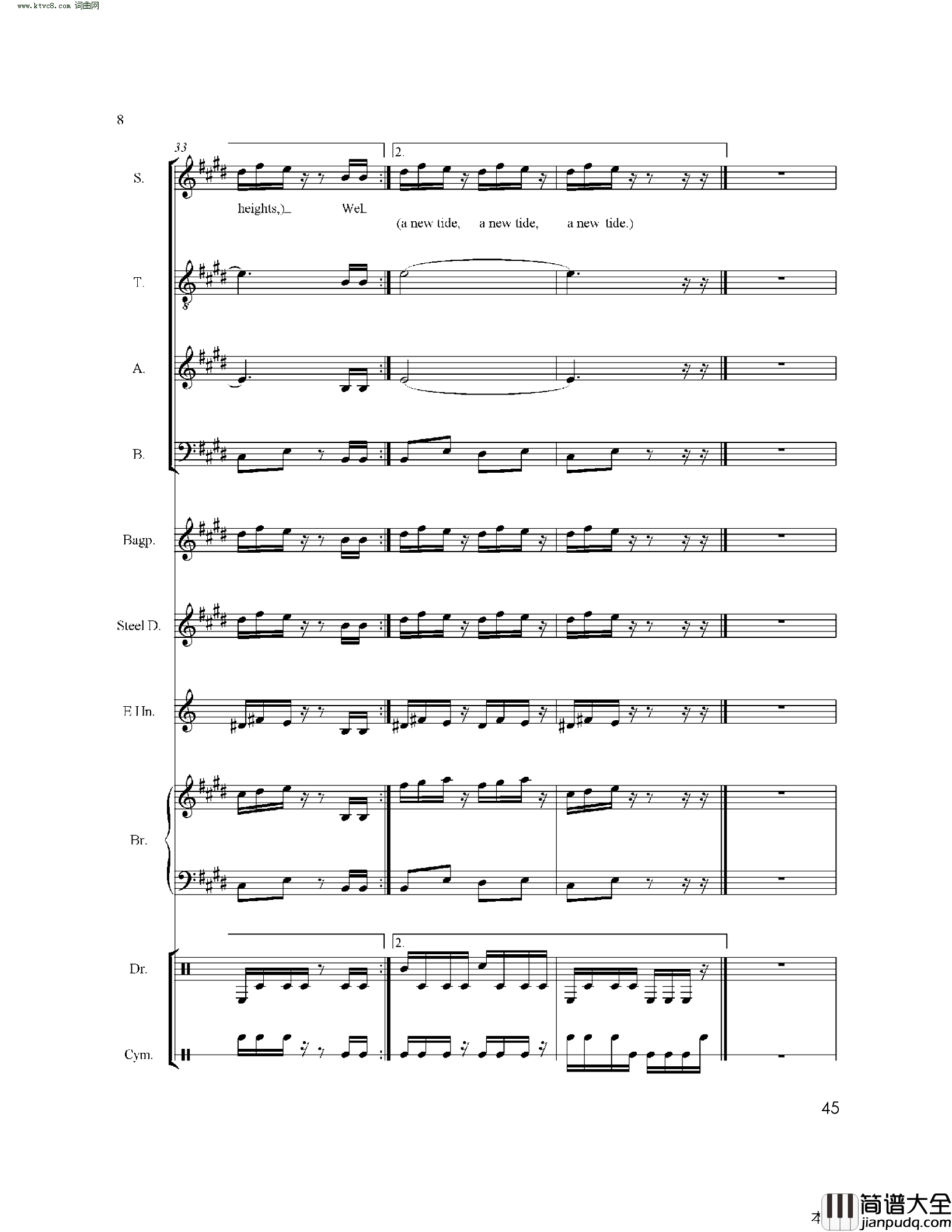 Olympic_is_Good_欧林匹克好(运动会入场式)简谱_Johnson_Gao曲谱