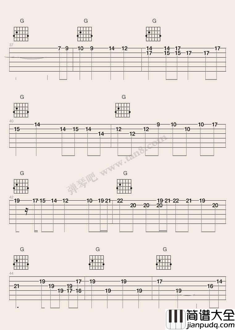 野孩子吉他谱_D调_杨千嬅