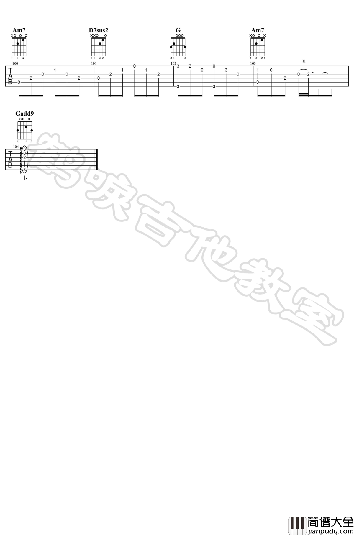 亲密爱人吉他谱_王若琳_G调指法_吉他弹唱教学示范
