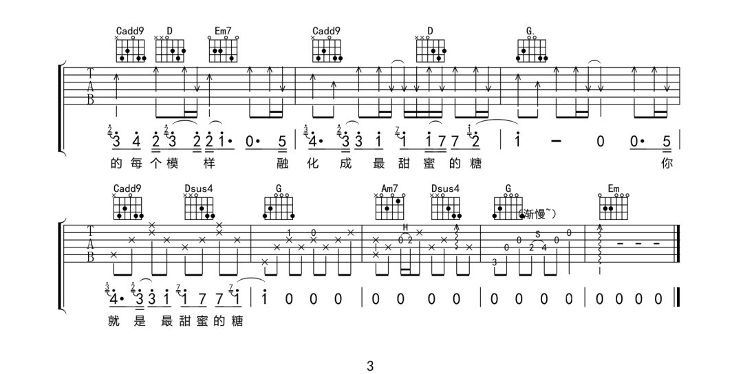 April-Encounter吉他谱3-很美味