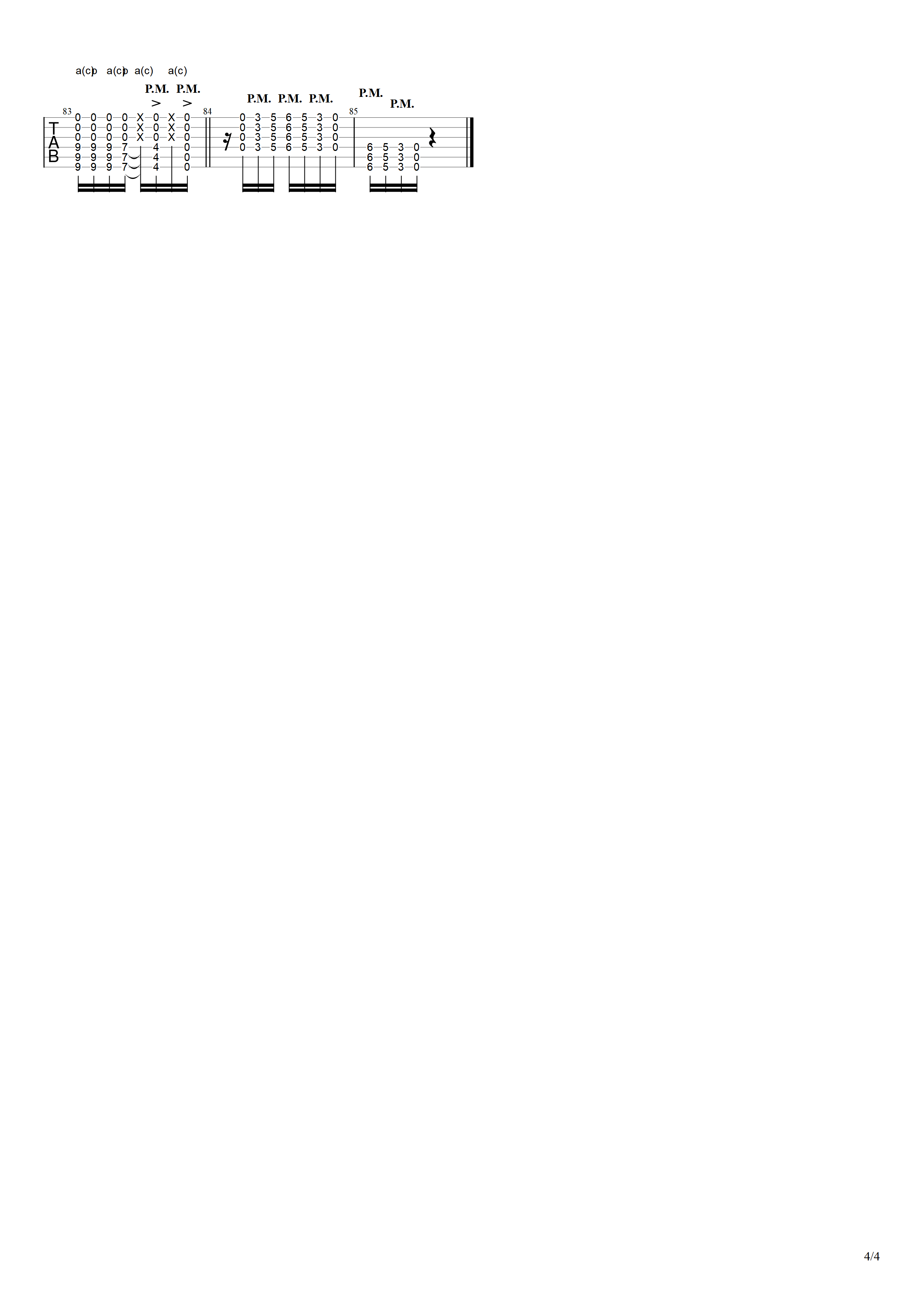 Wings-You-Are-The-Hero指弹吉他谱4-押尾桑