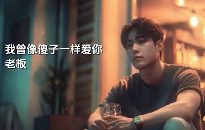 我曾像傻子一样爱你吉他谱_老板_G调原版弹唱谱_图片六线谱