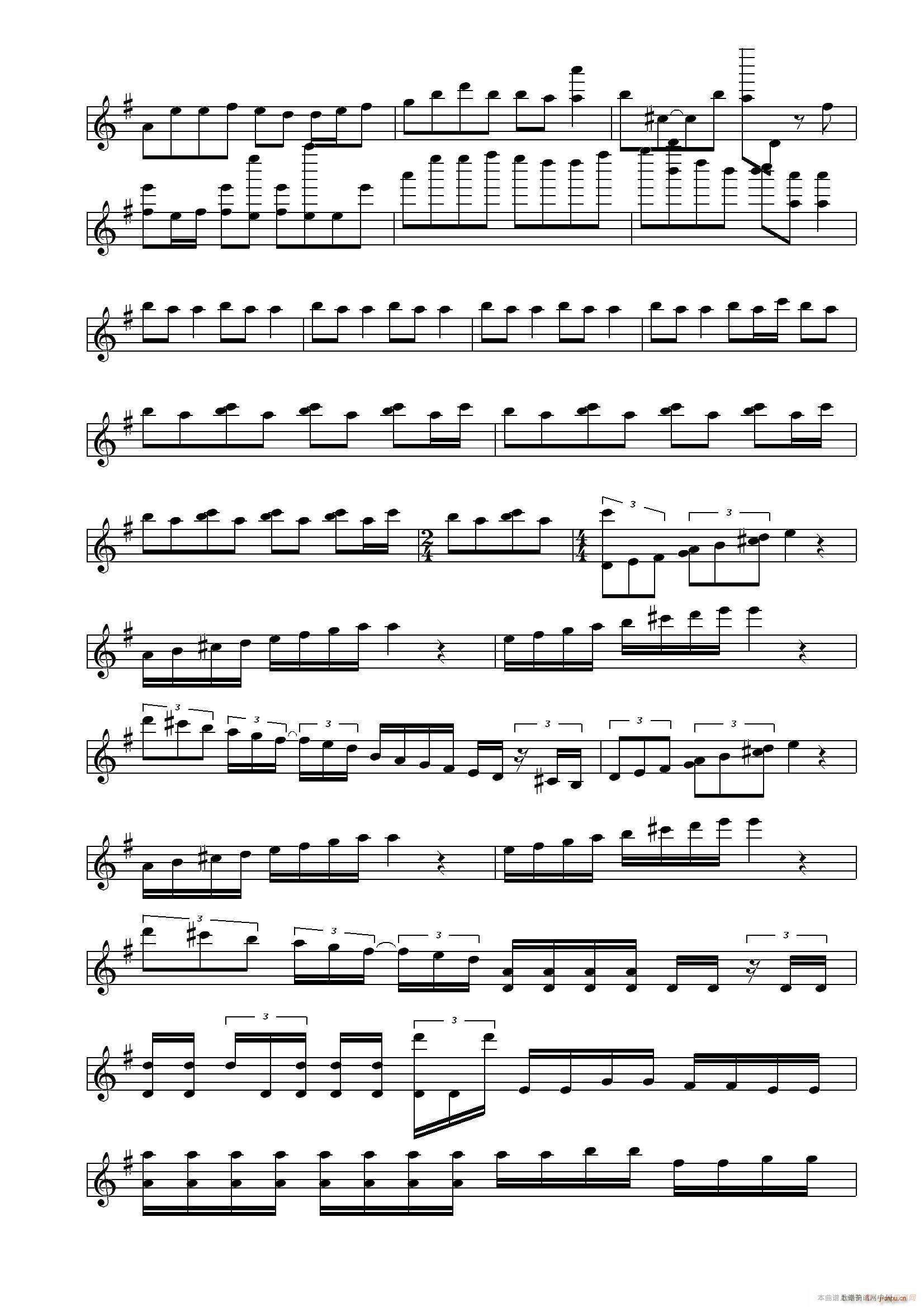 I can can you(小提琴谱)3