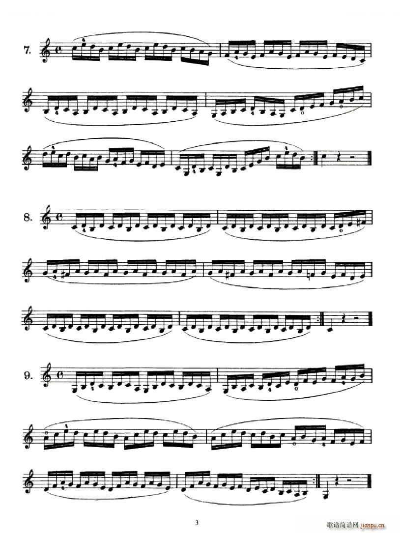 School of Mechanism Op 74 小提琴技巧 作品 74(小提琴谱)3