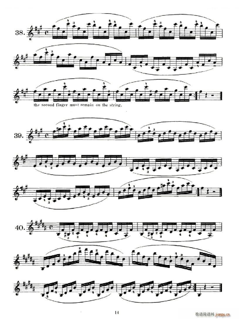 School of Mechanism Op 74 小提琴技巧 作品 74(小提琴谱)14