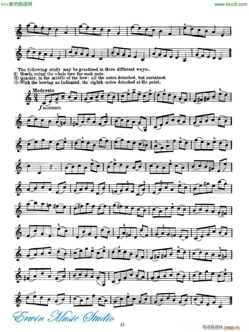 拉奥诺克斯 实用小提琴练习方法 第一部份33 48(小提琴谱)11